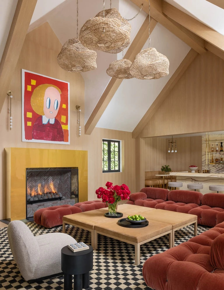 Rooms We Love | A Custom Forsyth Checkerboard Rug