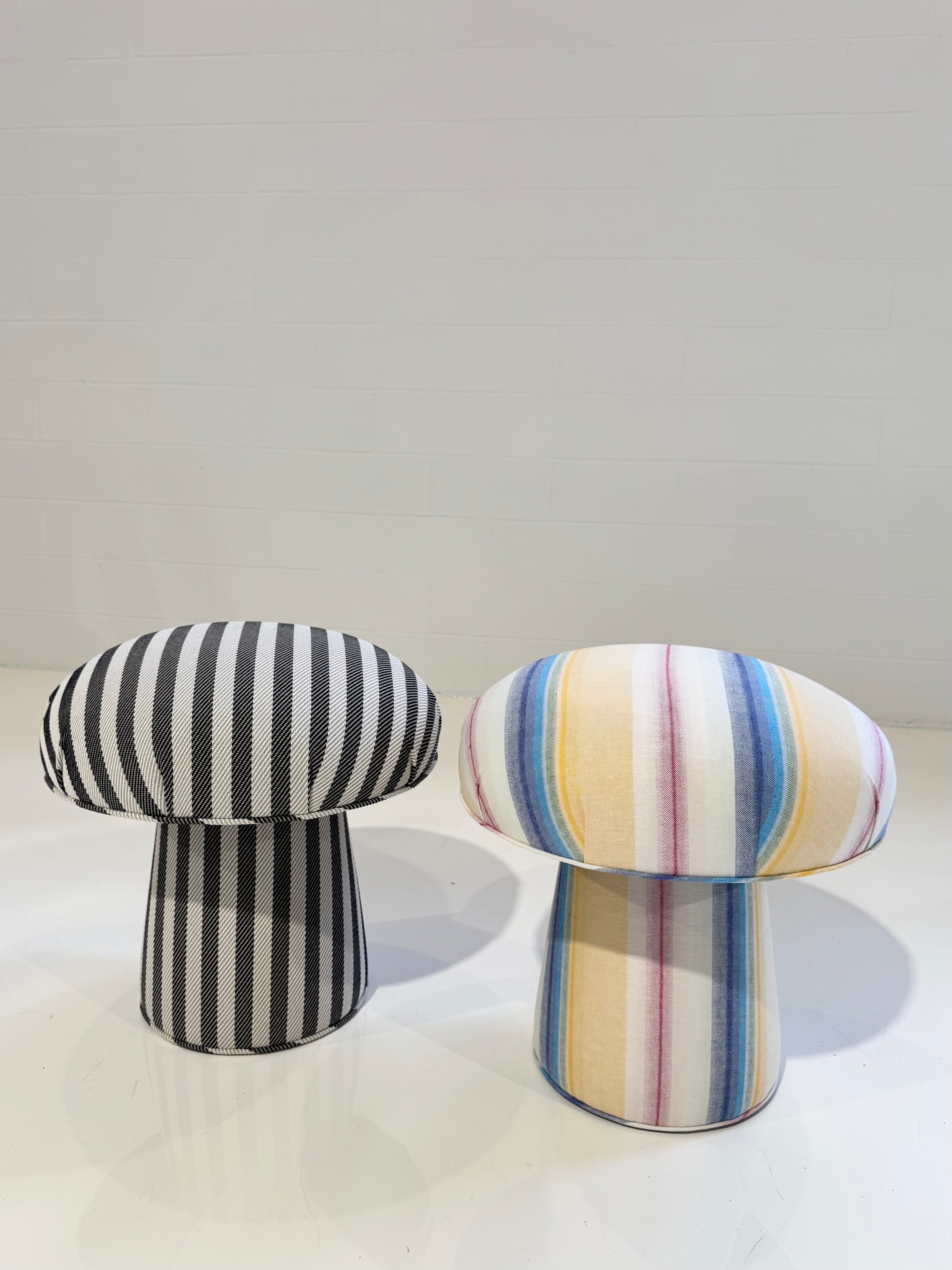 The Forsyth Mushroom Pouf in Chiarastella Cattana Lys