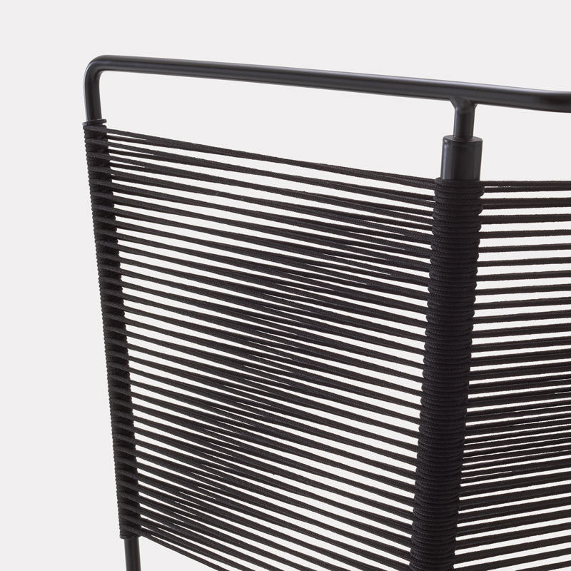Fifty Outdoor Armchair, Black