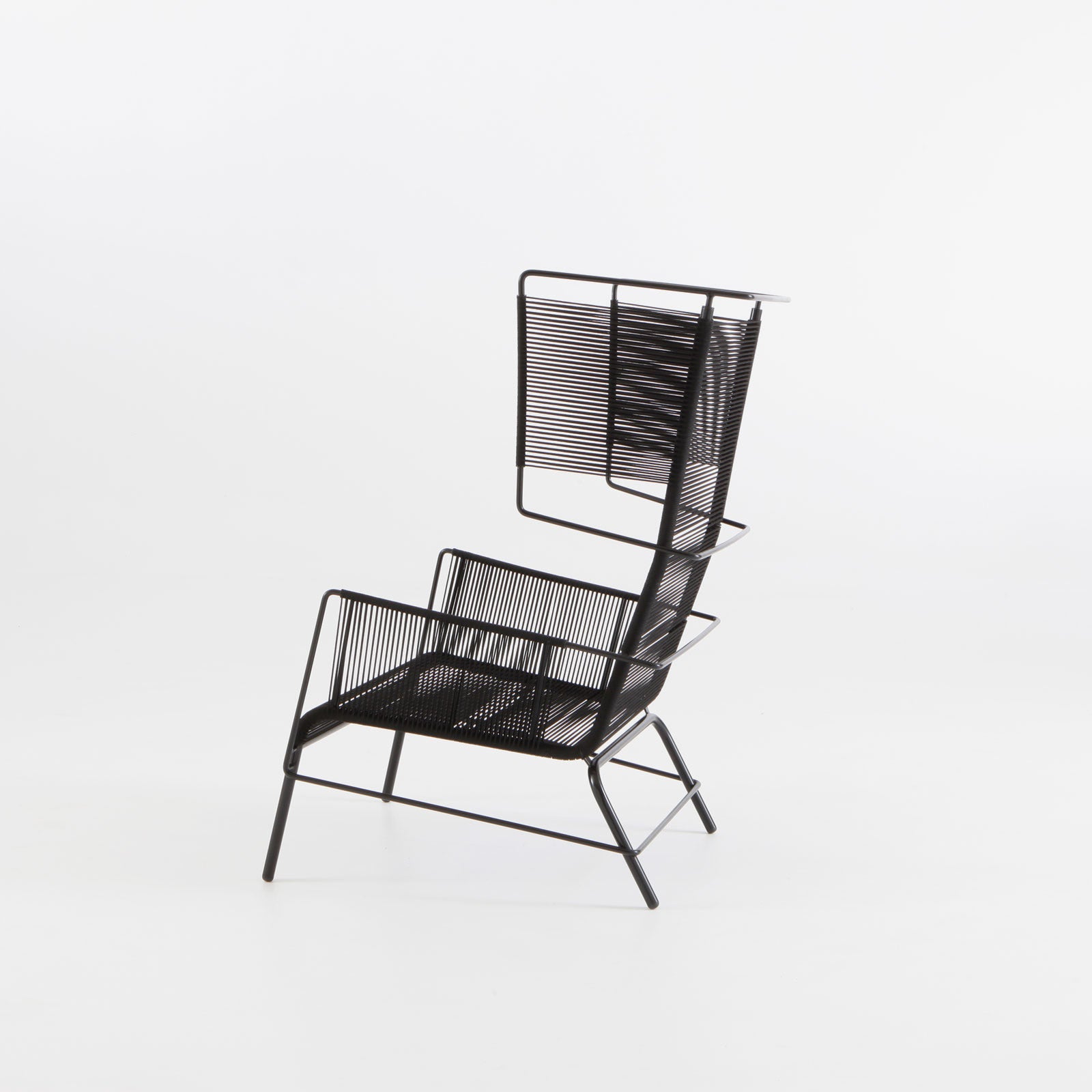 Fifty Outdoor Armchair, Black