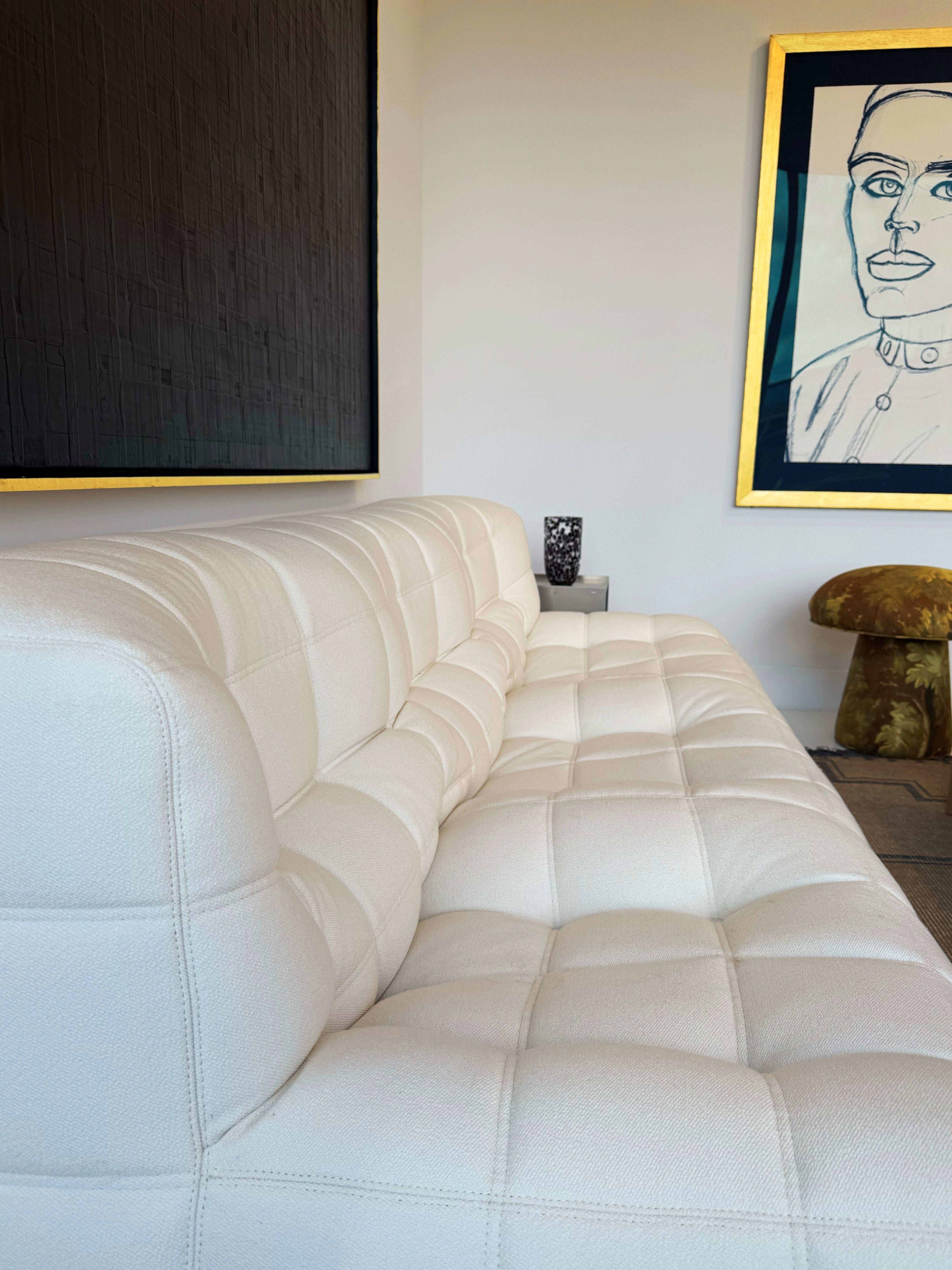 Kashima Sofa in Kvadrat Vidar, Ivory