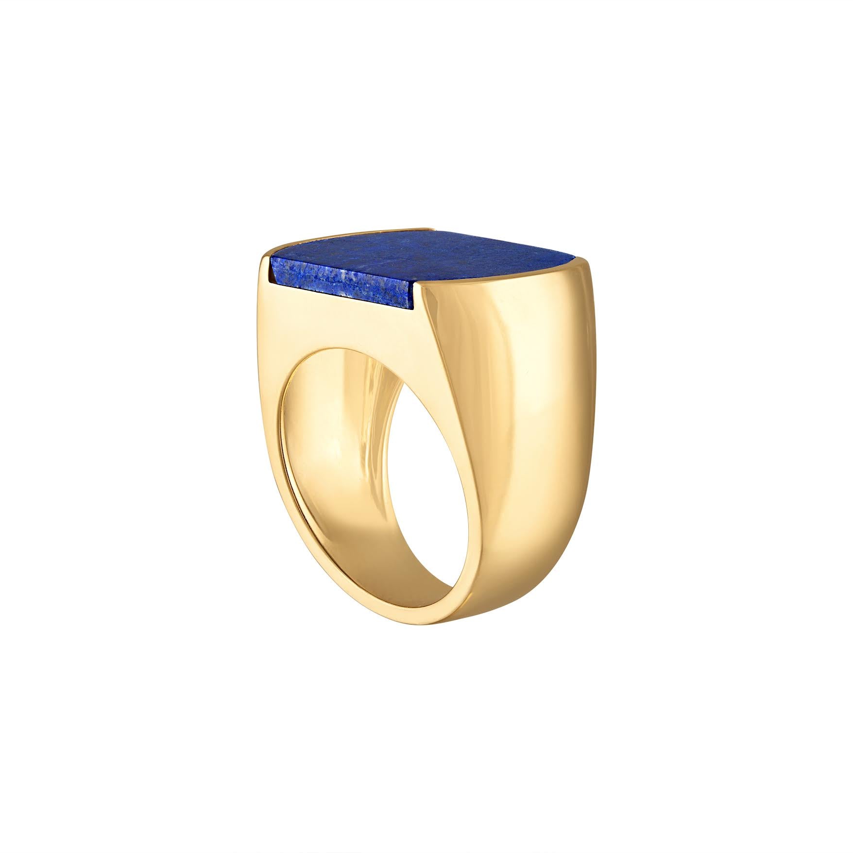 Lapis Signet Ring