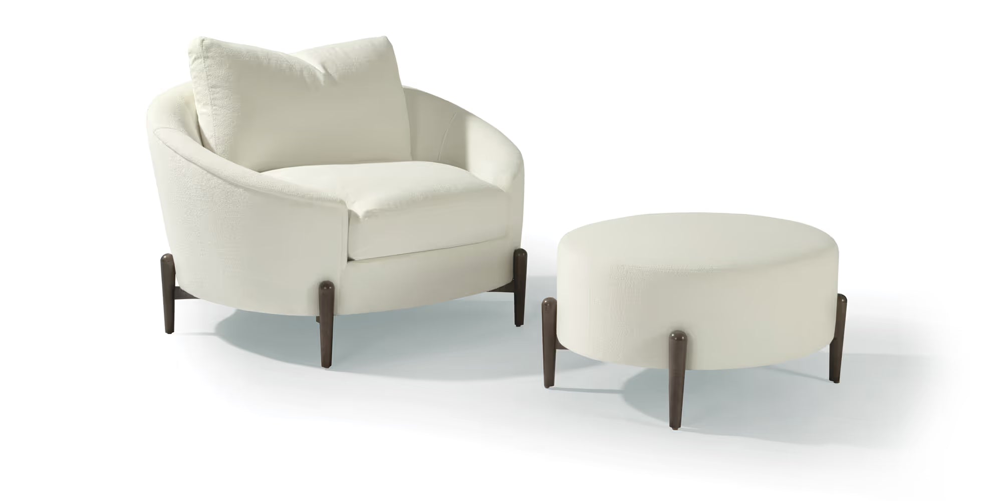 Heidi Lounge Chair and Ottoman in COM