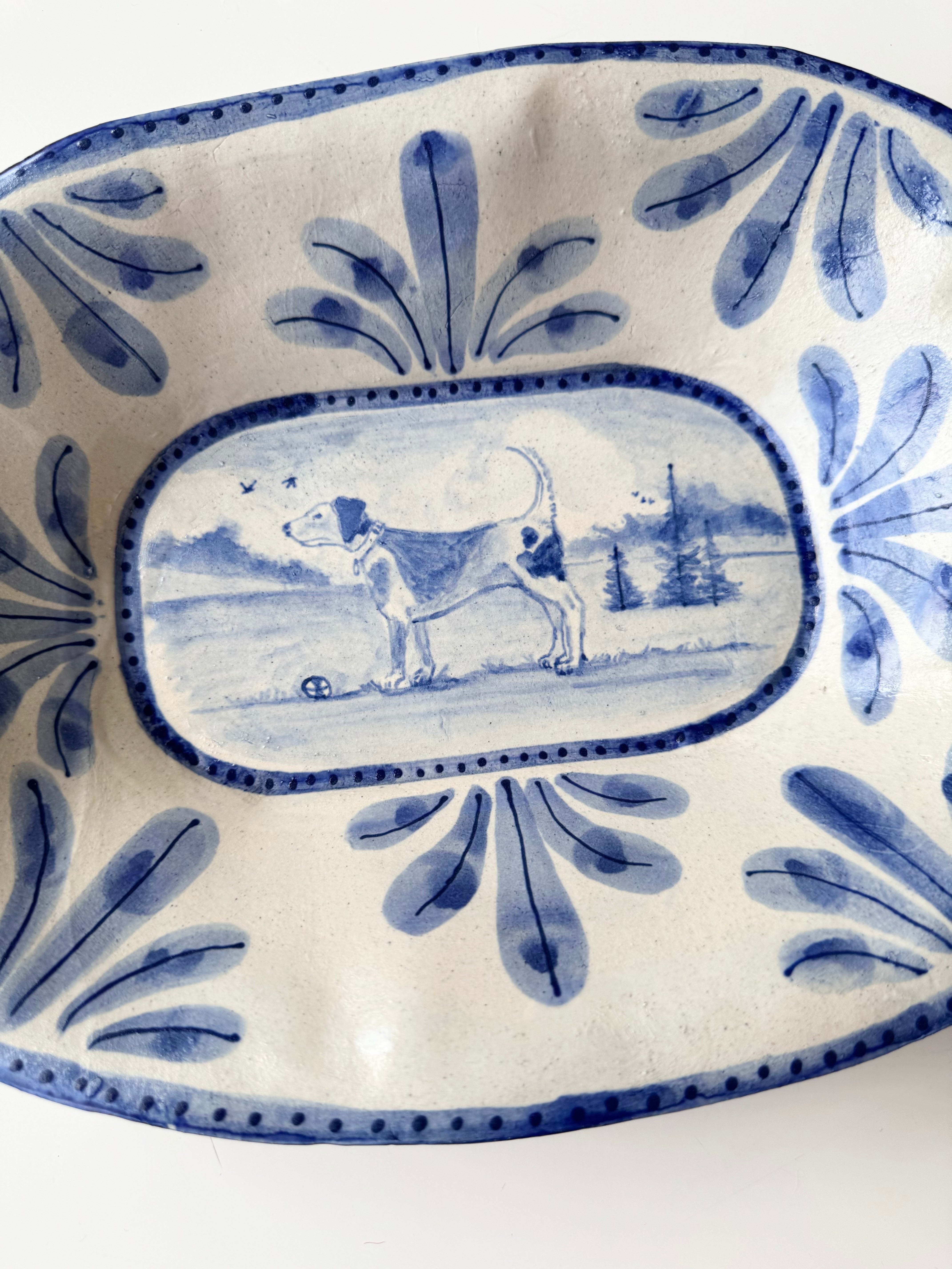 Hound Shallow Bowl