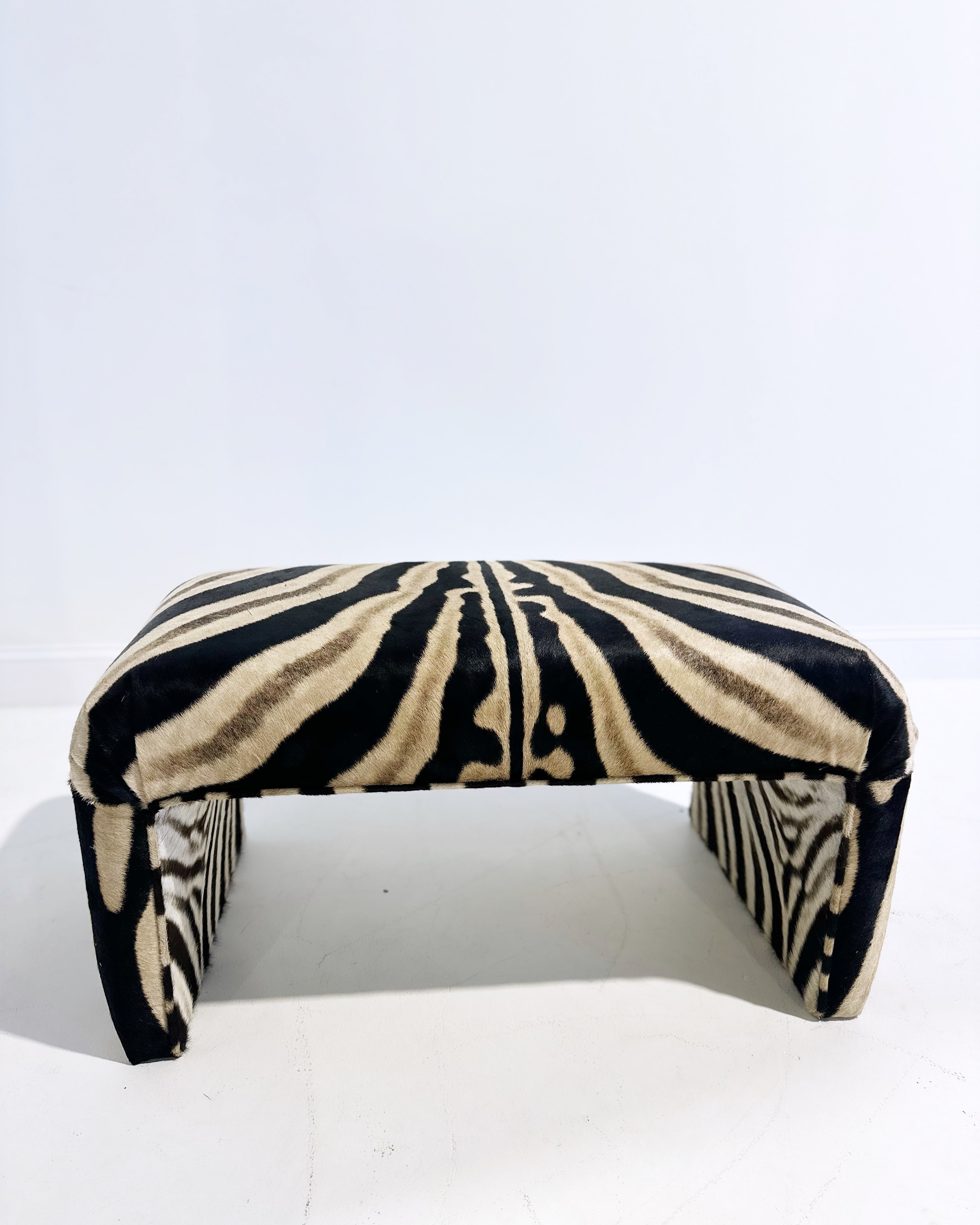 The Forsyth Waterfall Bench in Zebra