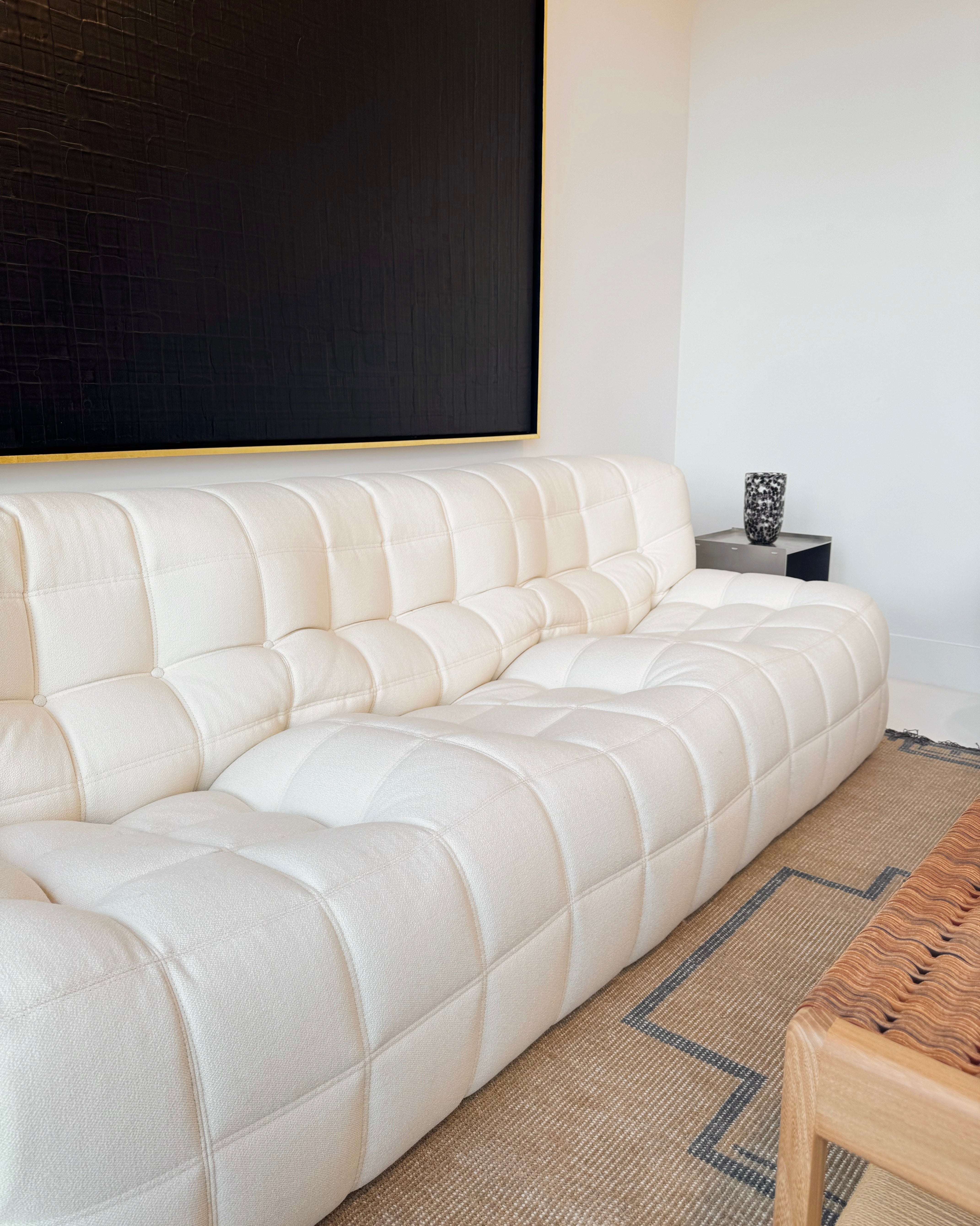 Kashima Sofa in Kvadrat Vidar, Ivory