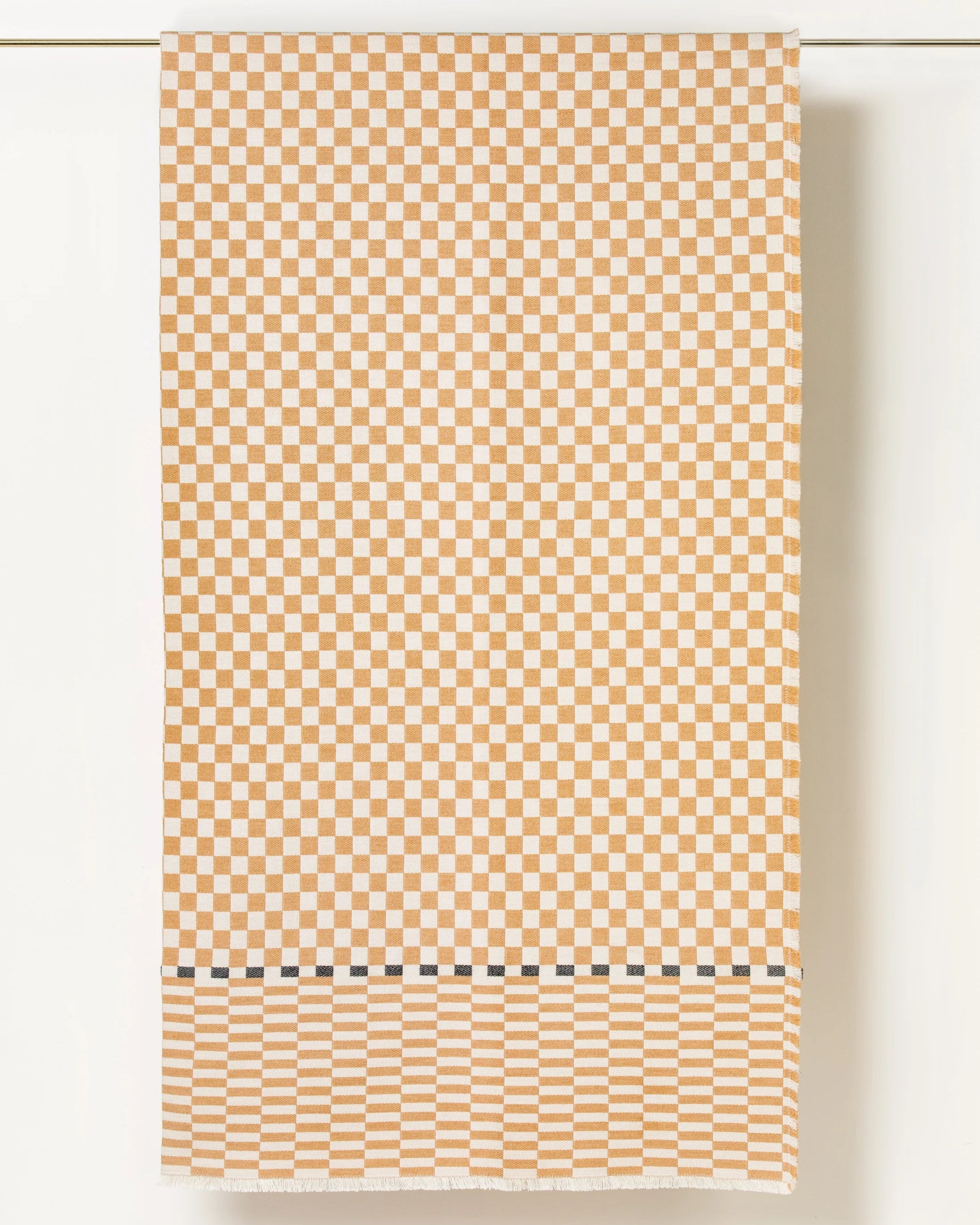 Nepal Throw Blanket in Caramel