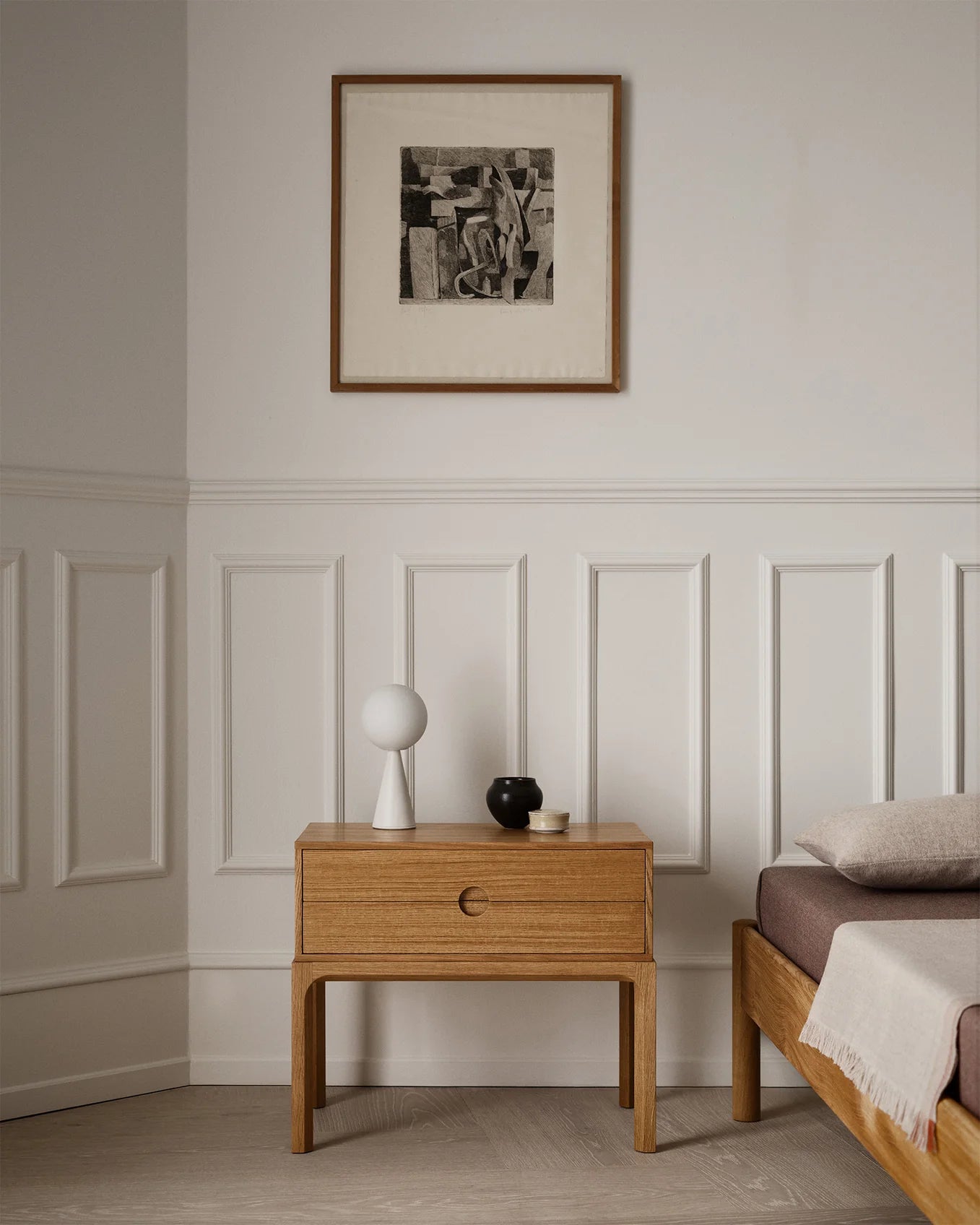 Entre Bedside Table | Oak