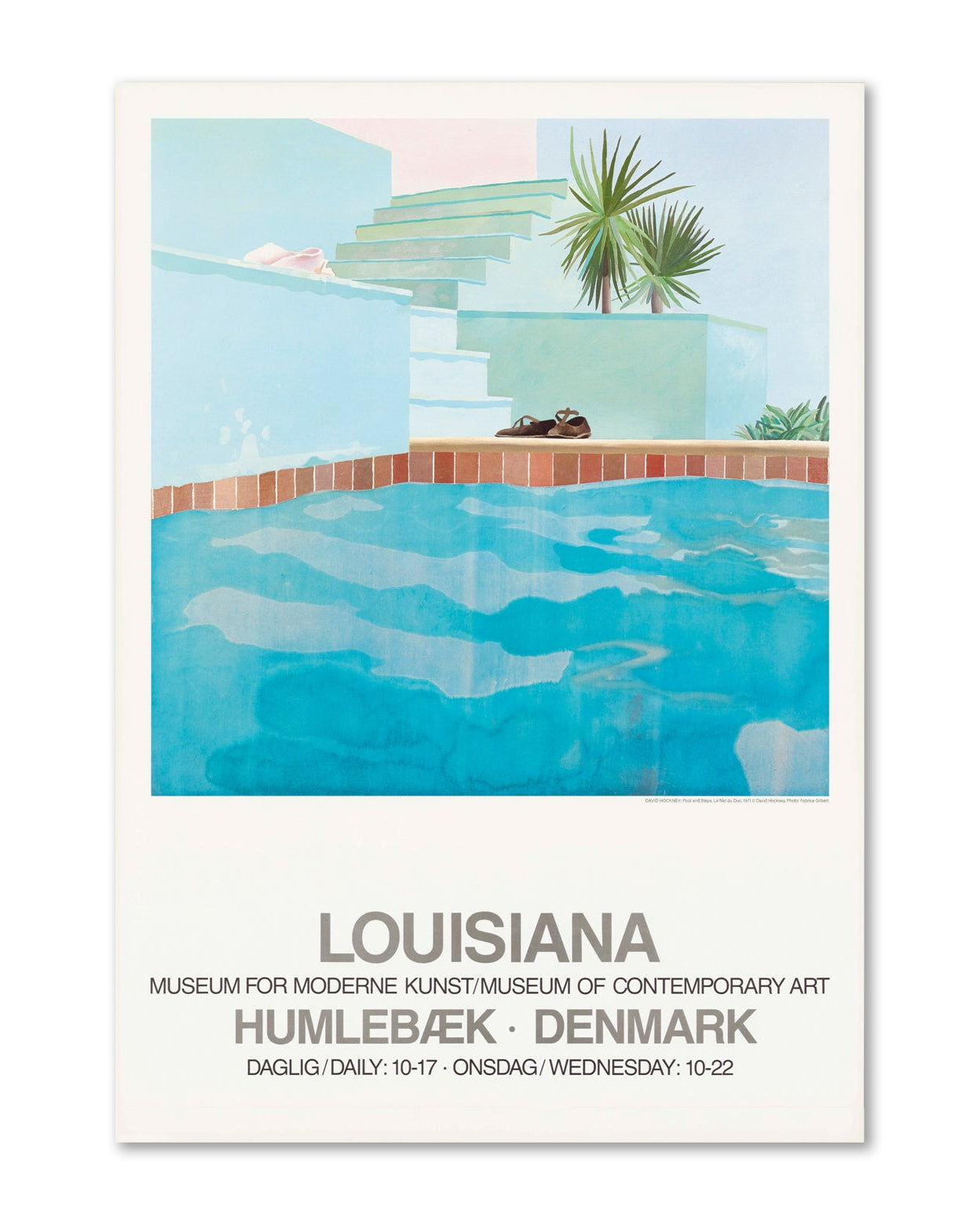 David Hockney - Pools and Steps (1971)