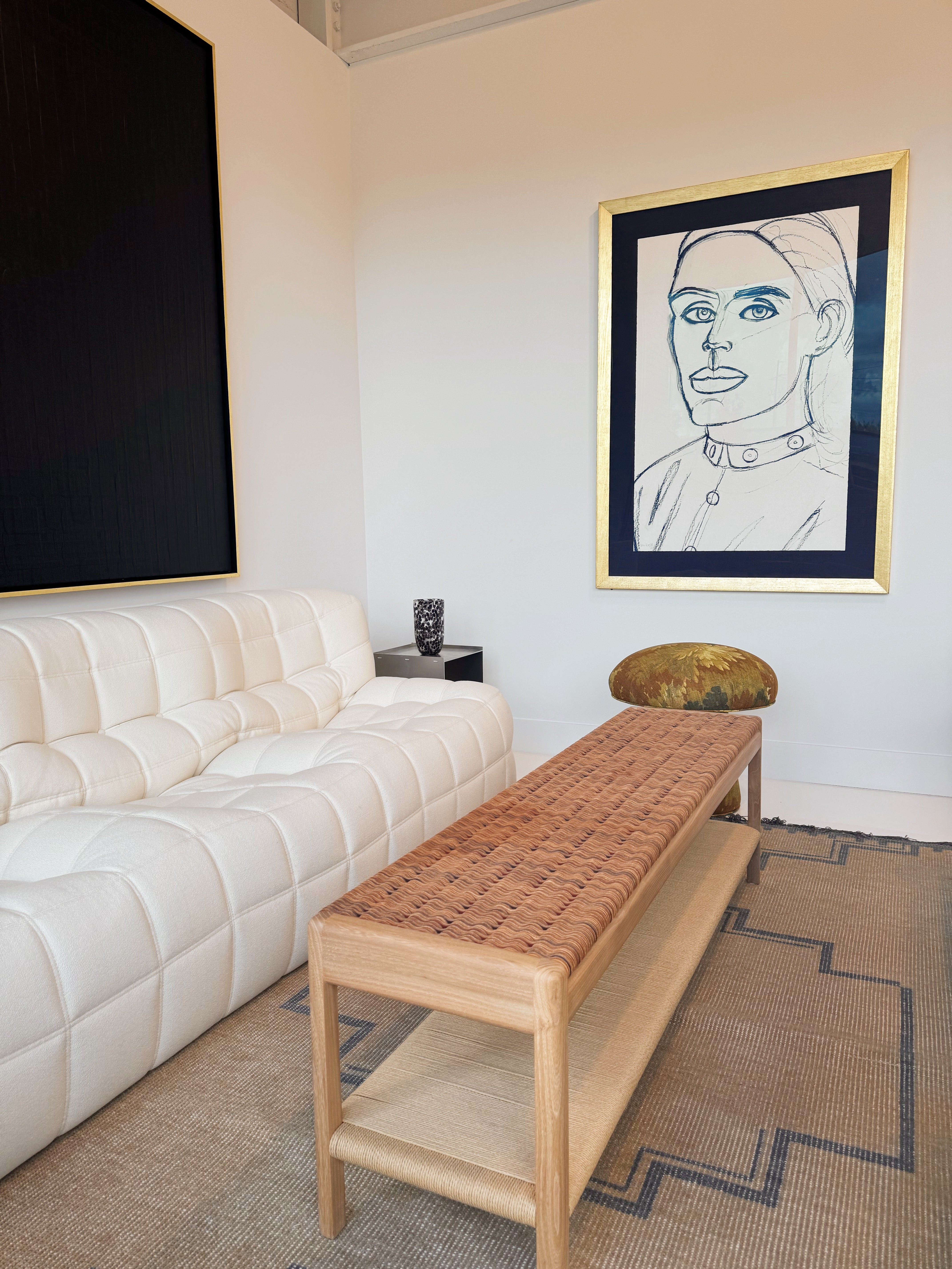 Kashima Sofa in Kvadrat Vidar, Ivory