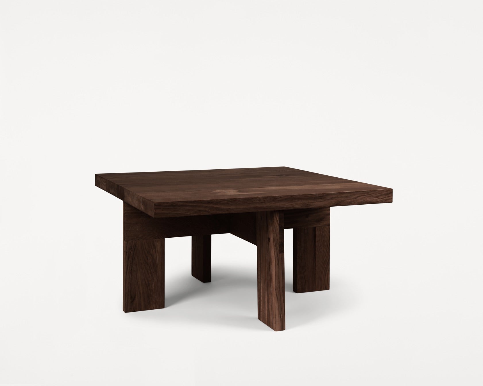Farmhouse Coffee Table | Dark Oak | Square