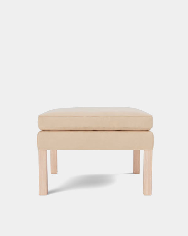 Mogensen 2202 Ottoman | Natural Leather and Soaped Oak