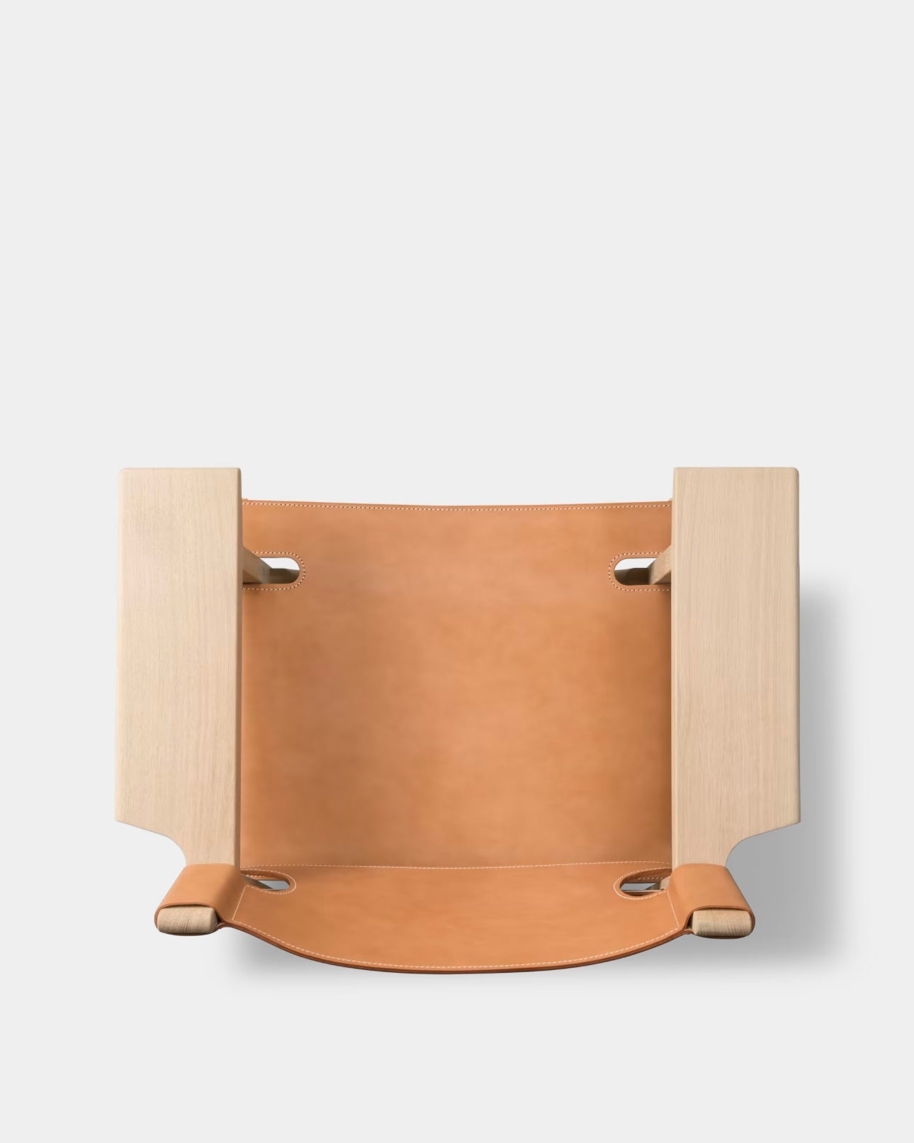 The Spanish Chair | Natural Leather and Soaped Oak