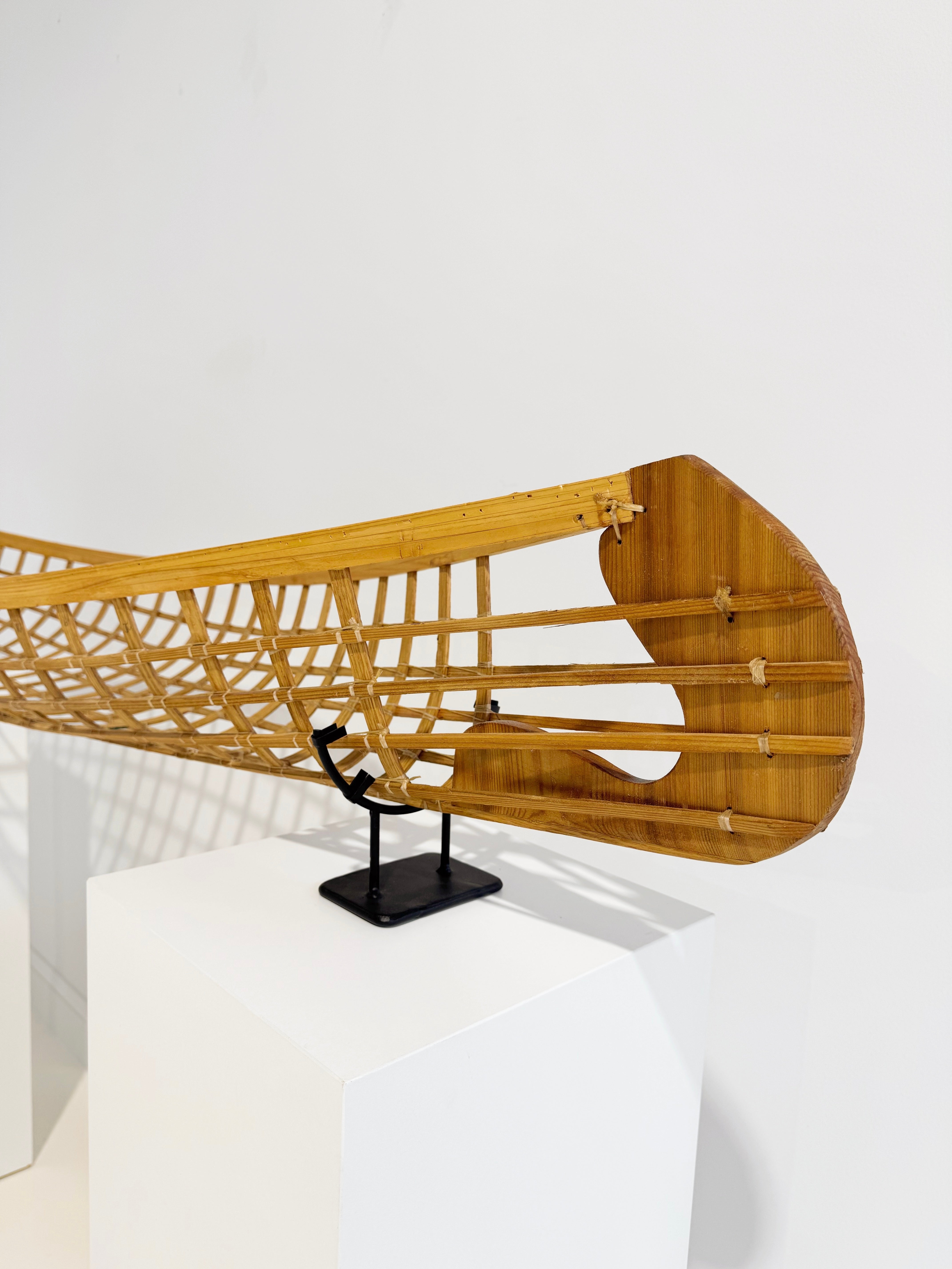Hand-Built Canoe Model, Sculpture