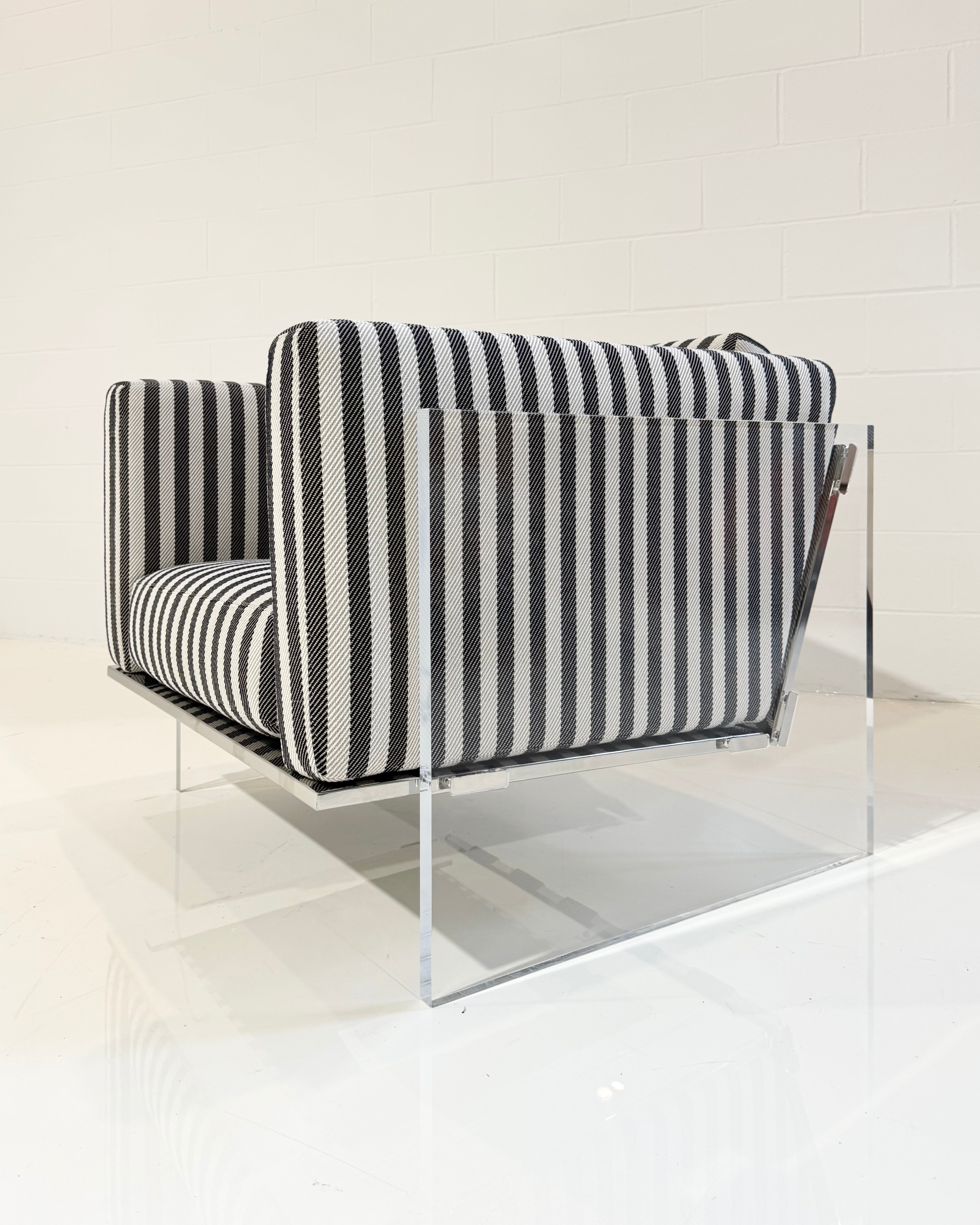 Get Smart Lounge Chair in Dedar 'Voulez Vous'