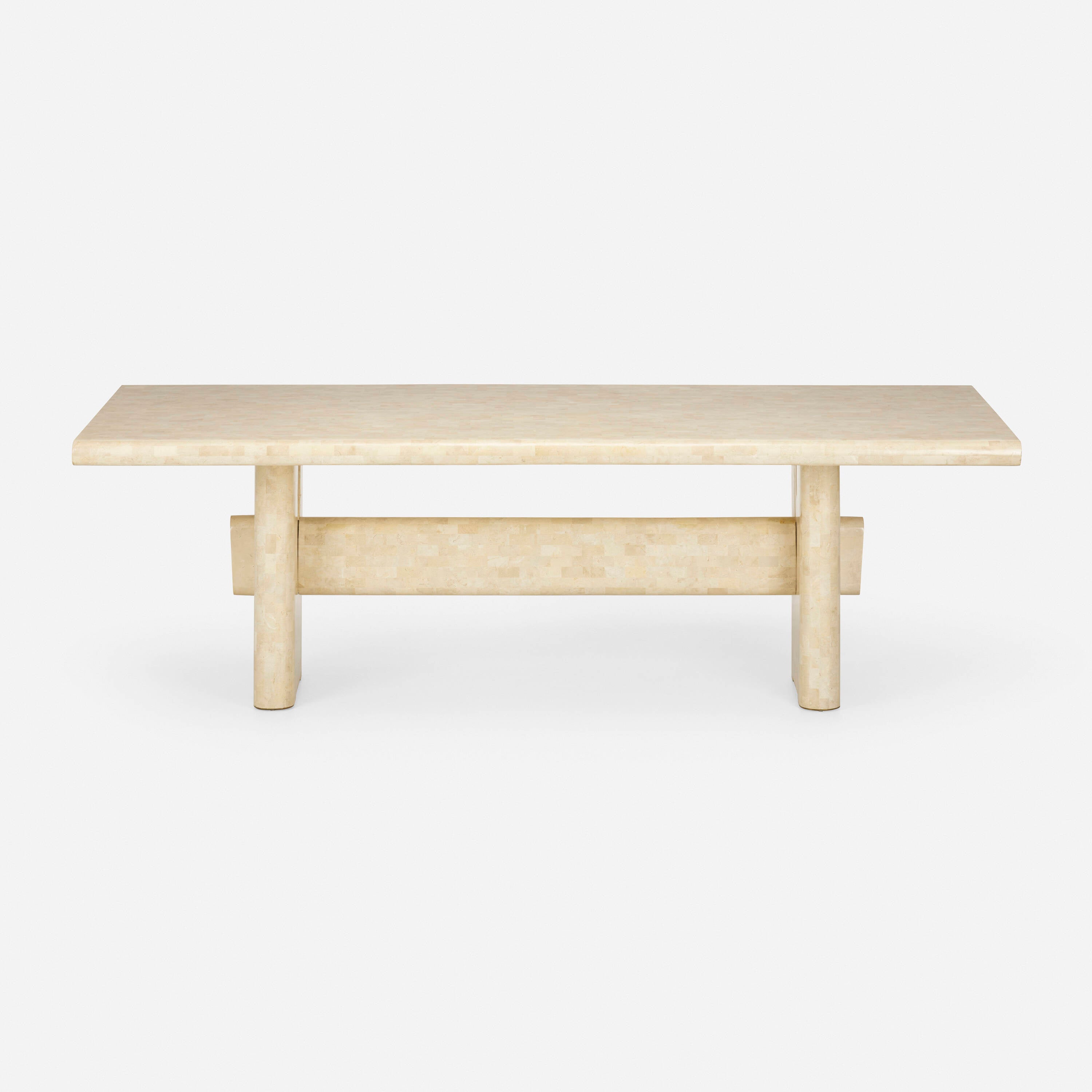 ON HOLD Fossil Stone Dining Table