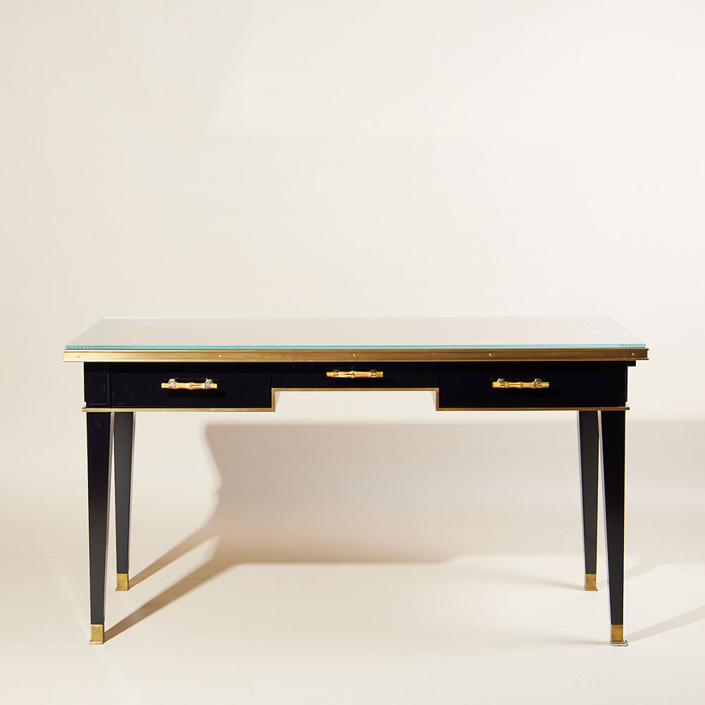 Firenze Desk - Black Lacquer