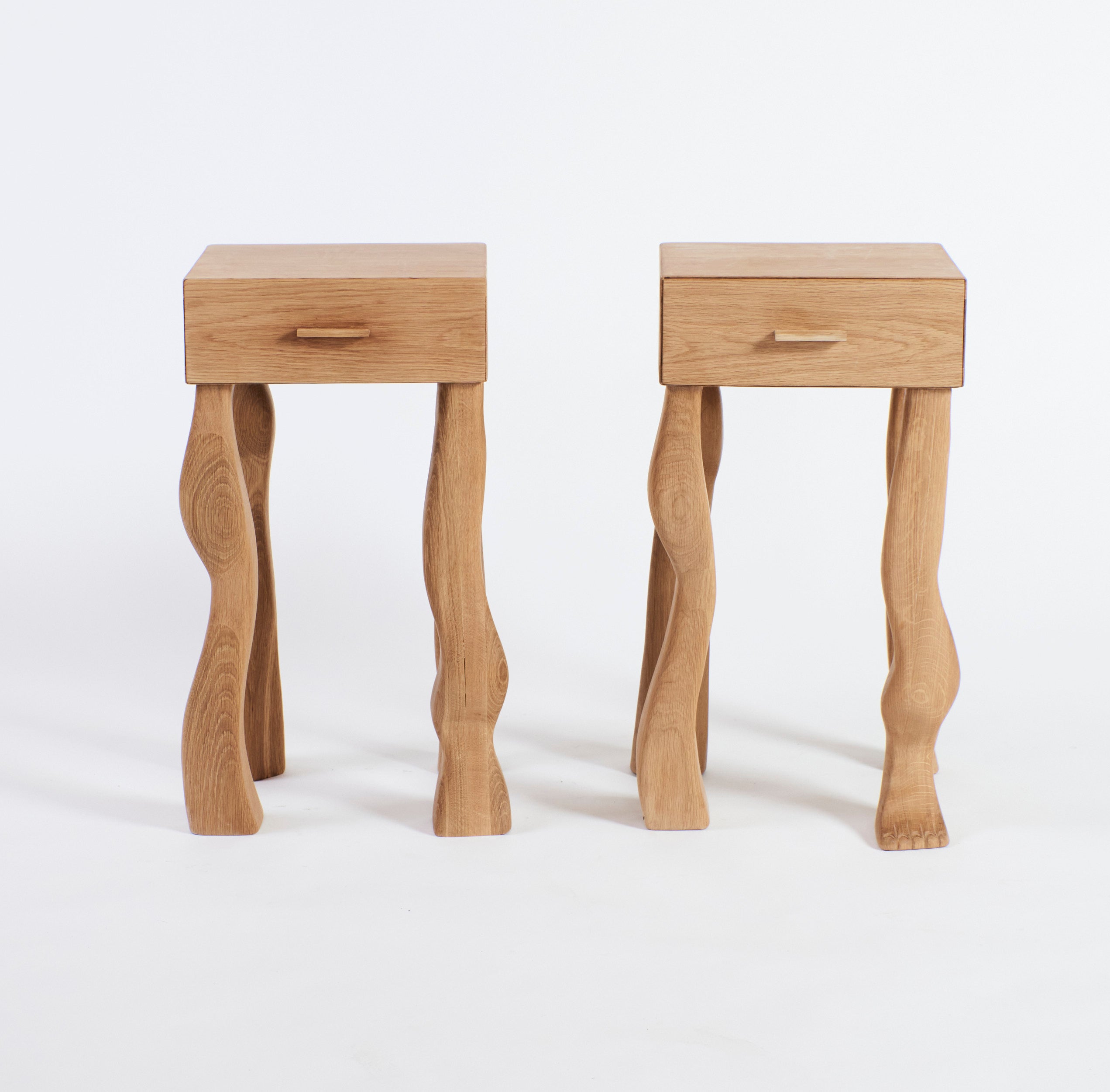 Foot Side Table in Oak