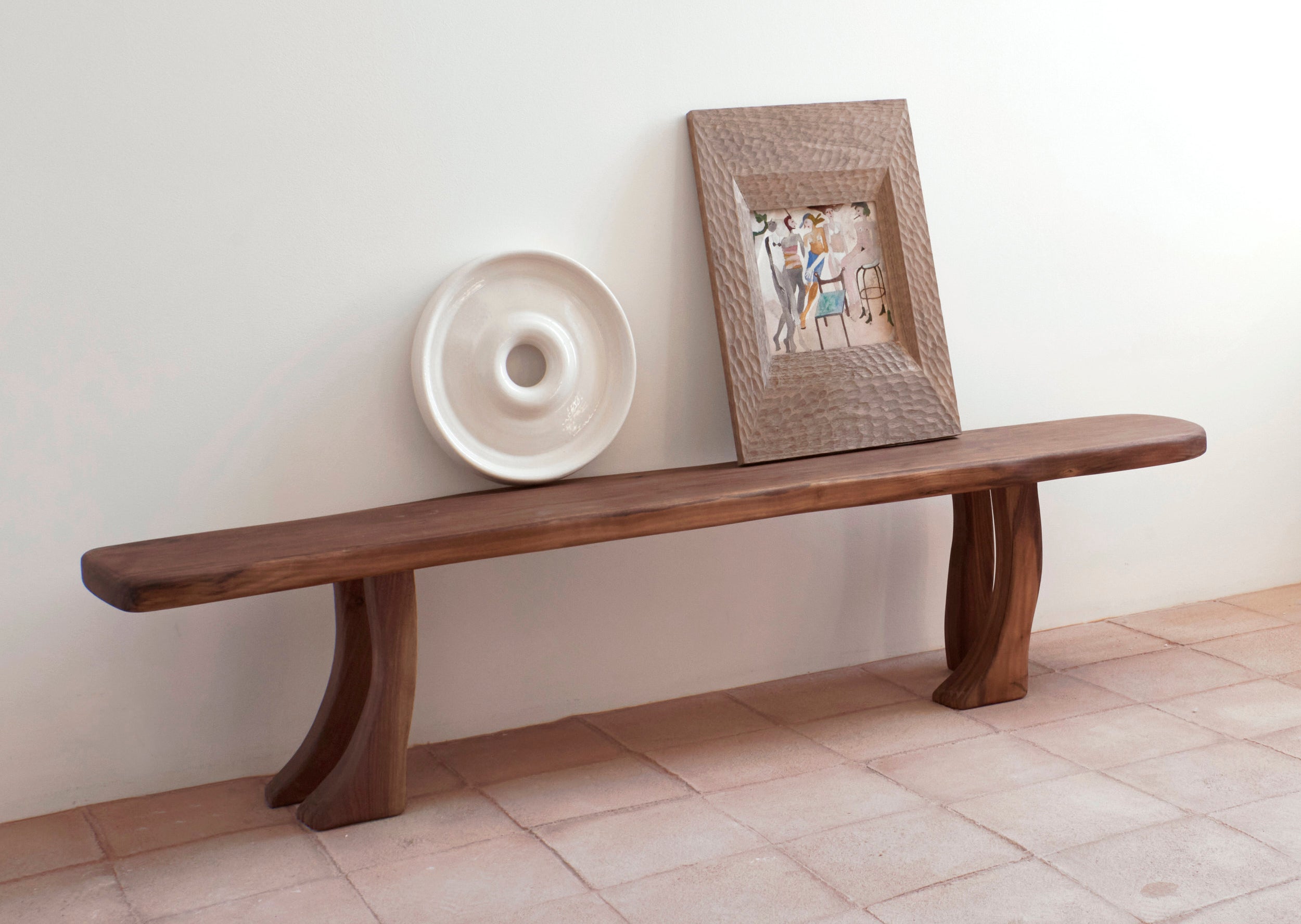 Foot Bench in Walnut