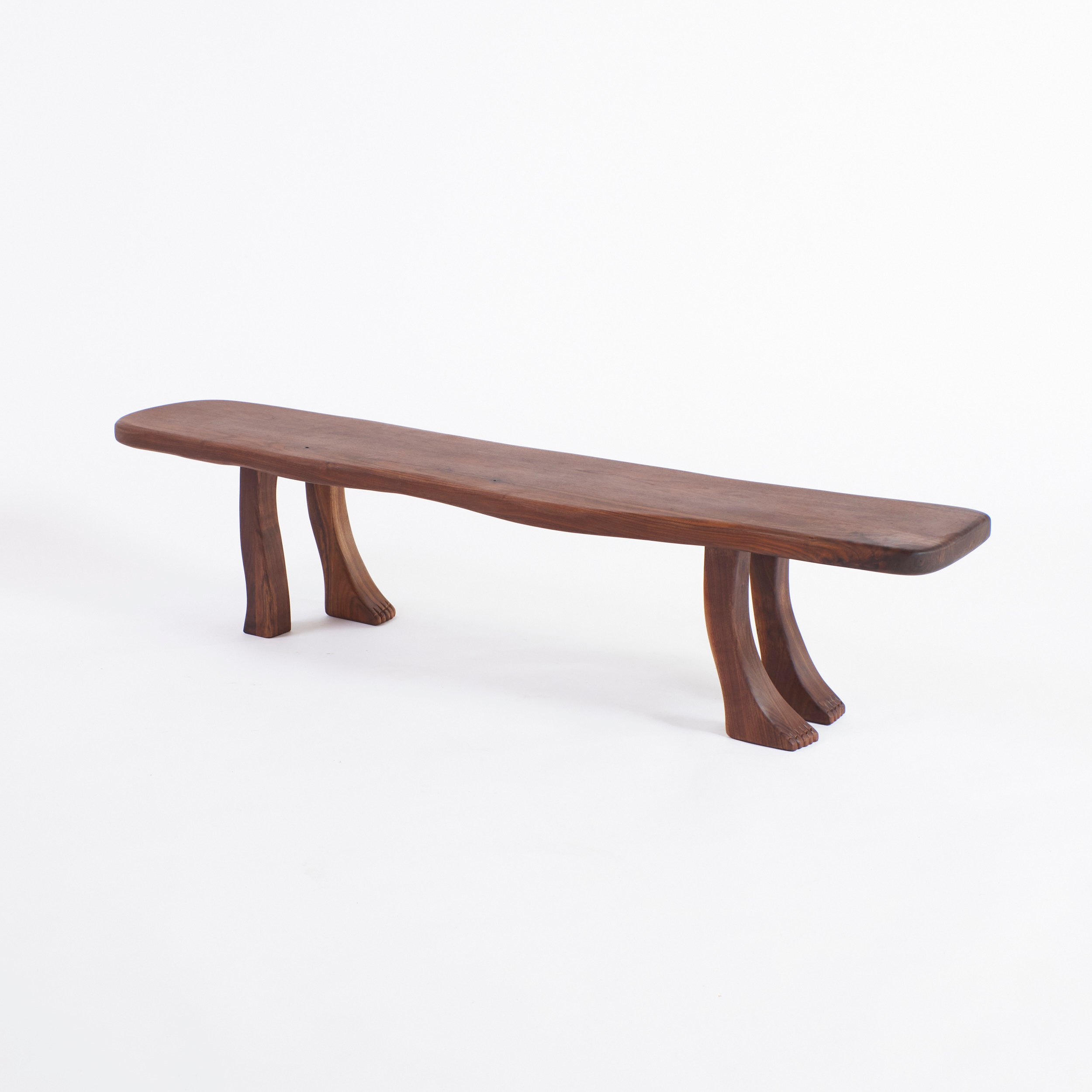 Foot Bench in Walnut