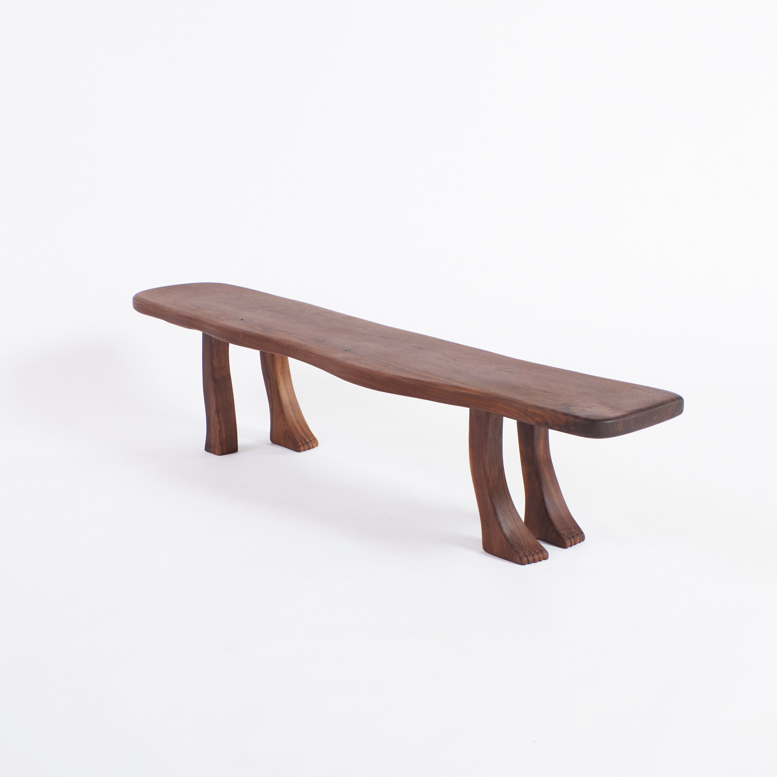 Foot Bench in Walnut