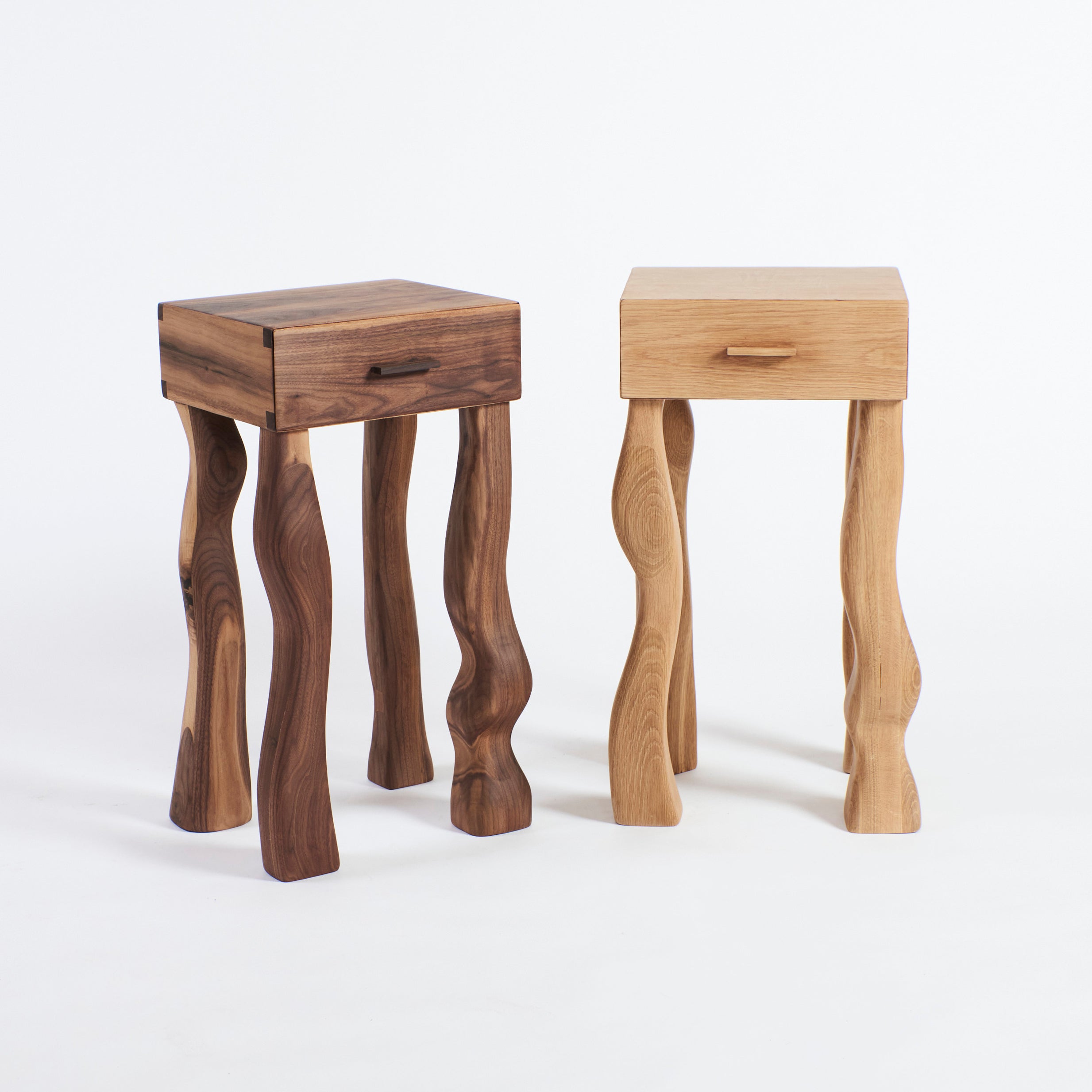 Foot Side Table in Oak