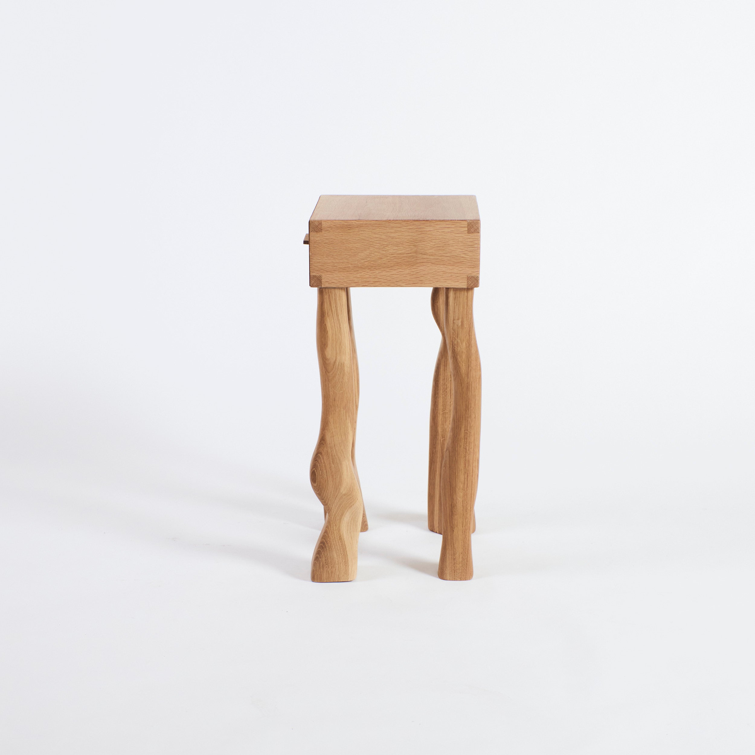 Foot Side Table in Oak