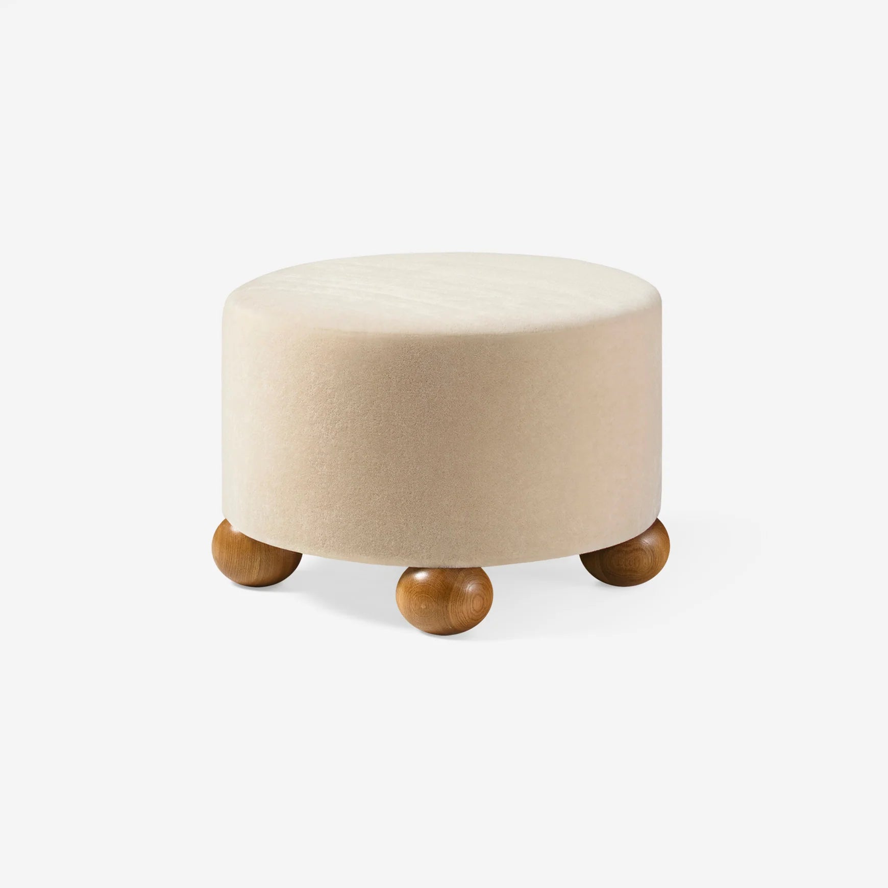 Luupo Ottoman | Teddy Mohair