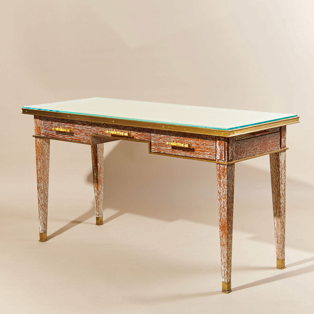 Firenze Desk - Pickled Oak