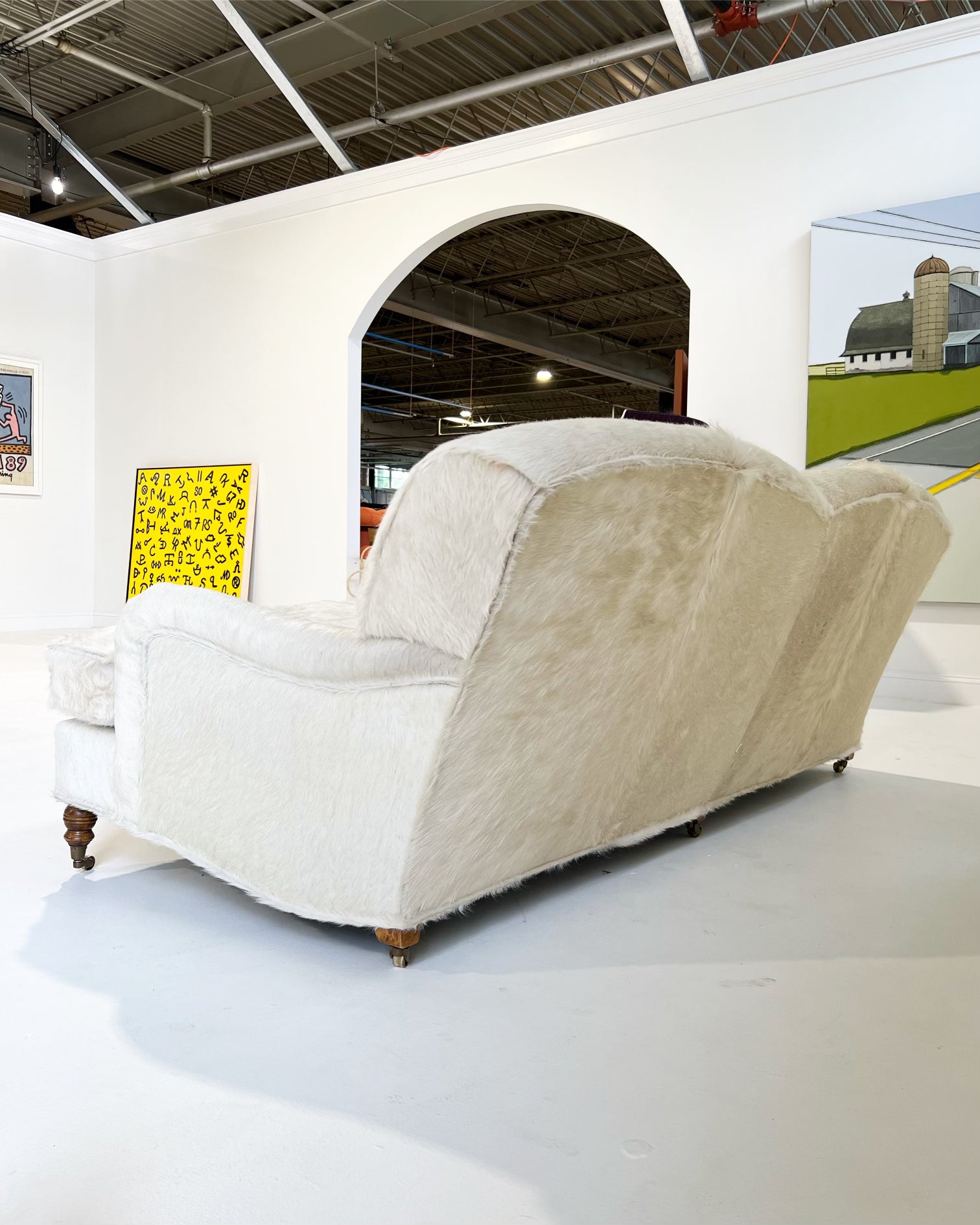 Vintage Signature Sofa in Brazilian Cowhides