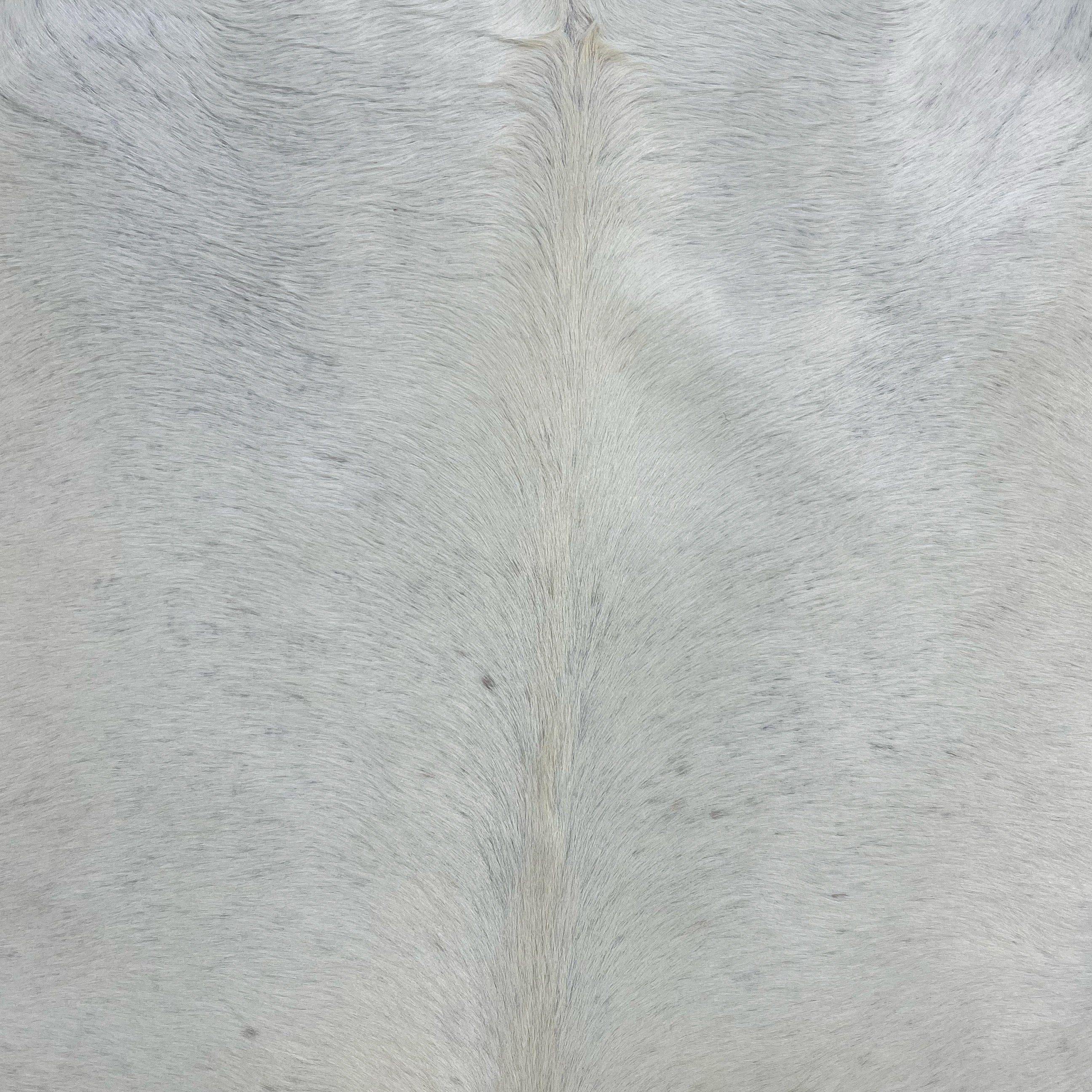 Brazilian Cowhide Rug, Ivory, No. 7
