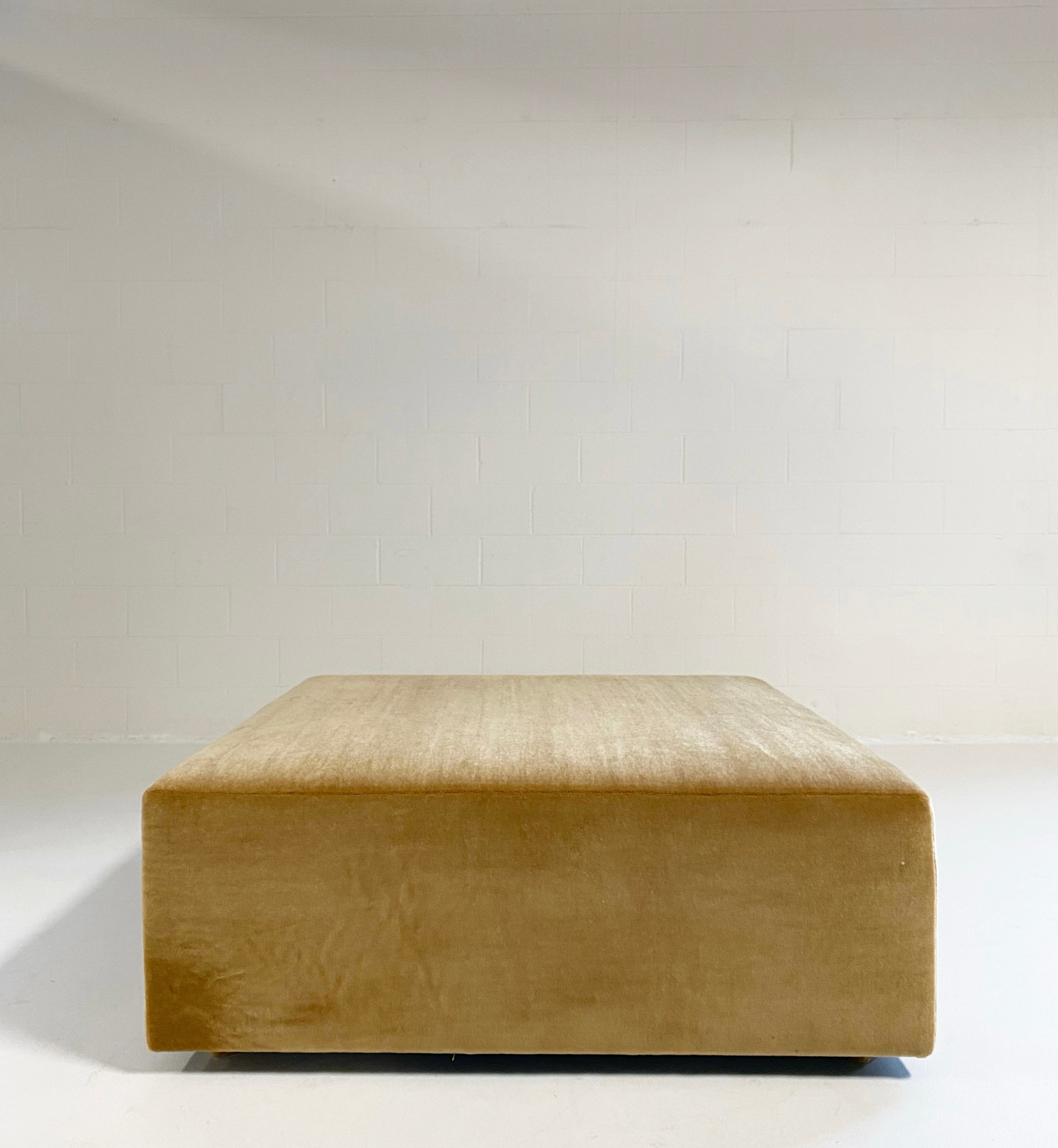 The Forsyth Ottoman in Pierre Frey Mohair - Multiple Sizes