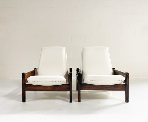 Vronka Chairs in Leather, Pair