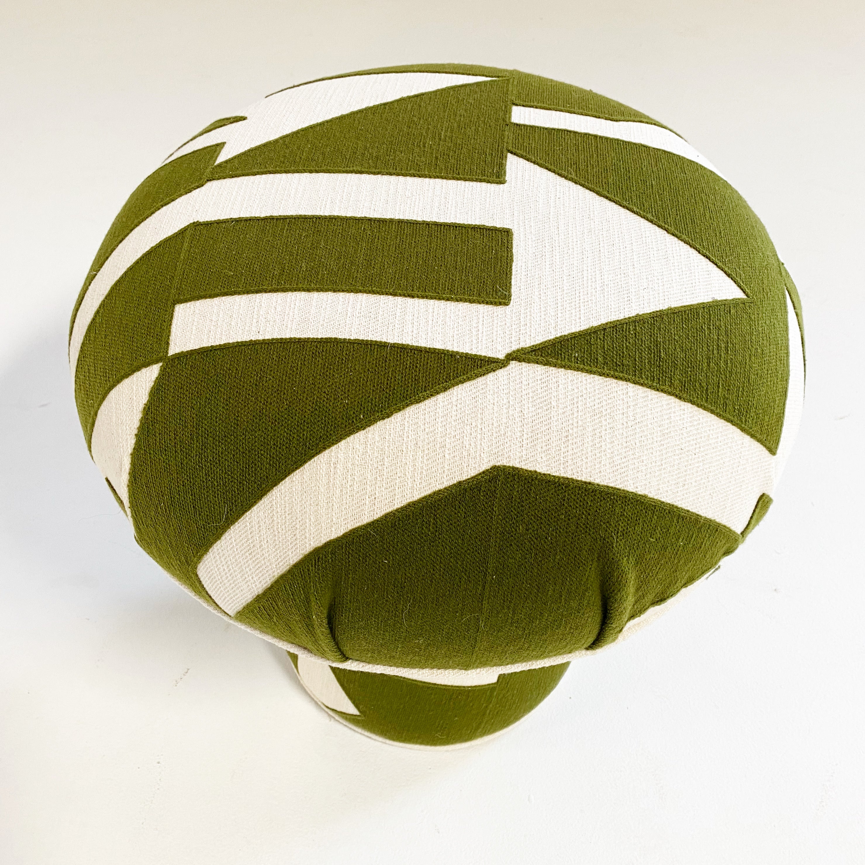 The Forsyth Mushroom Pouf in Pierre Frey Wokabi