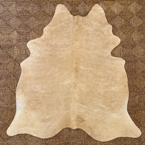 Brazilian Cowhide Rug, Palomino, No. 9