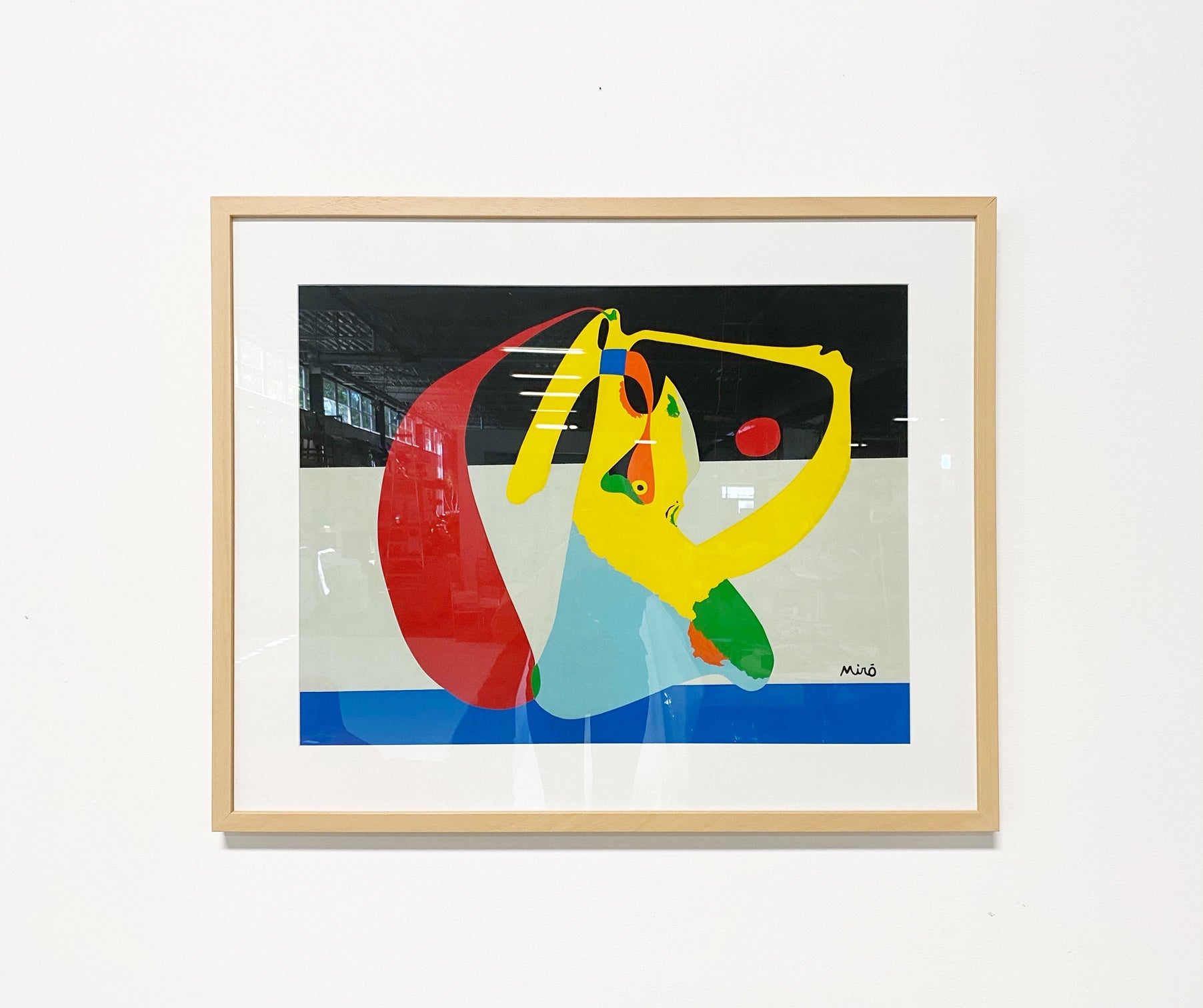Joan Miro' Framed Screenprint