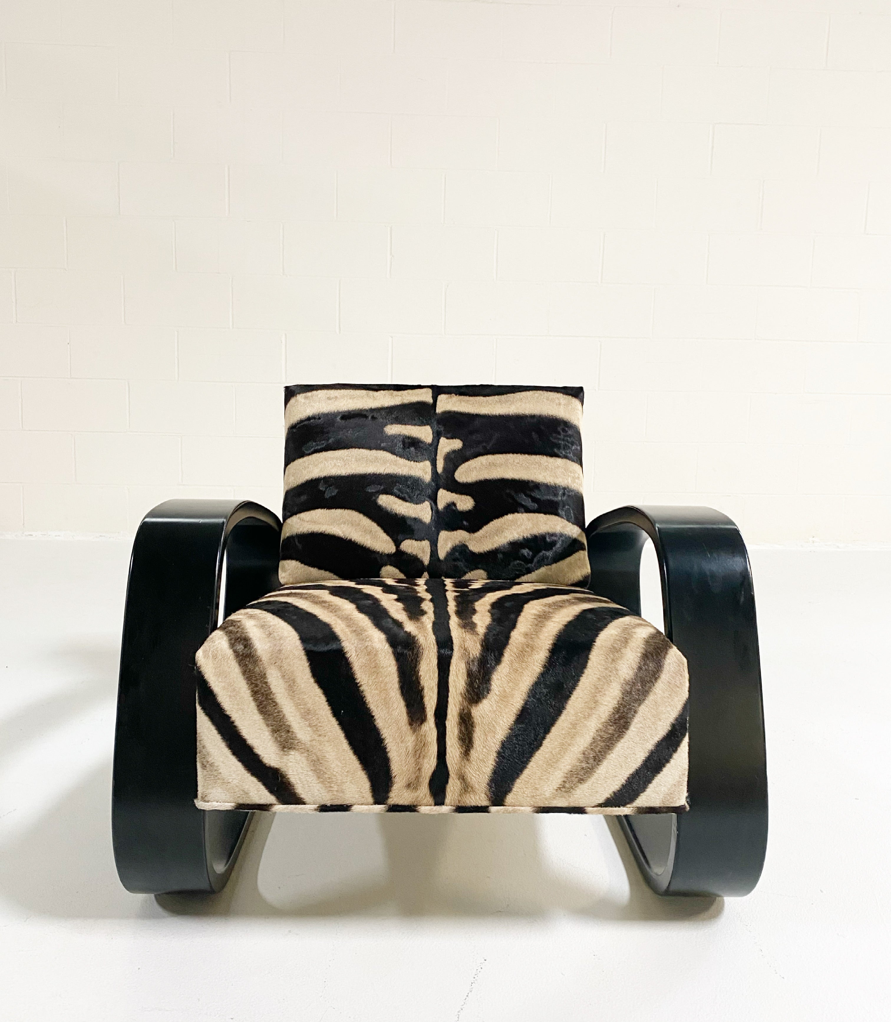 Model 400 "Tank" Lounge Chair in Zebra