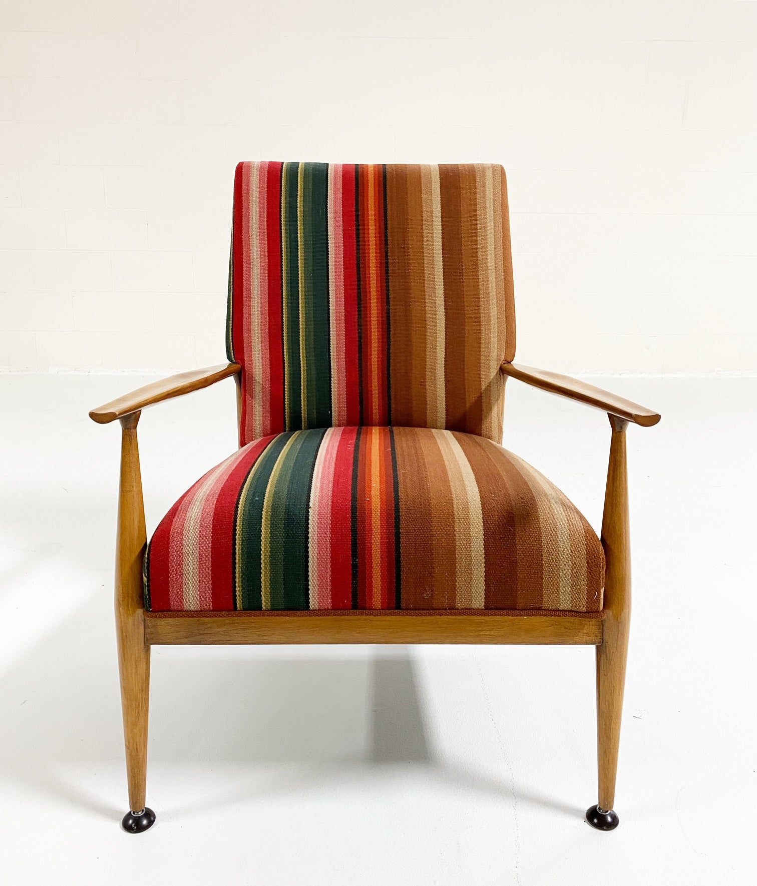 Model 3041 Lounge Chair in vintage Guatemalan Fabric