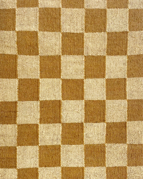 The Forsyth Checkerboard Rug - Camel