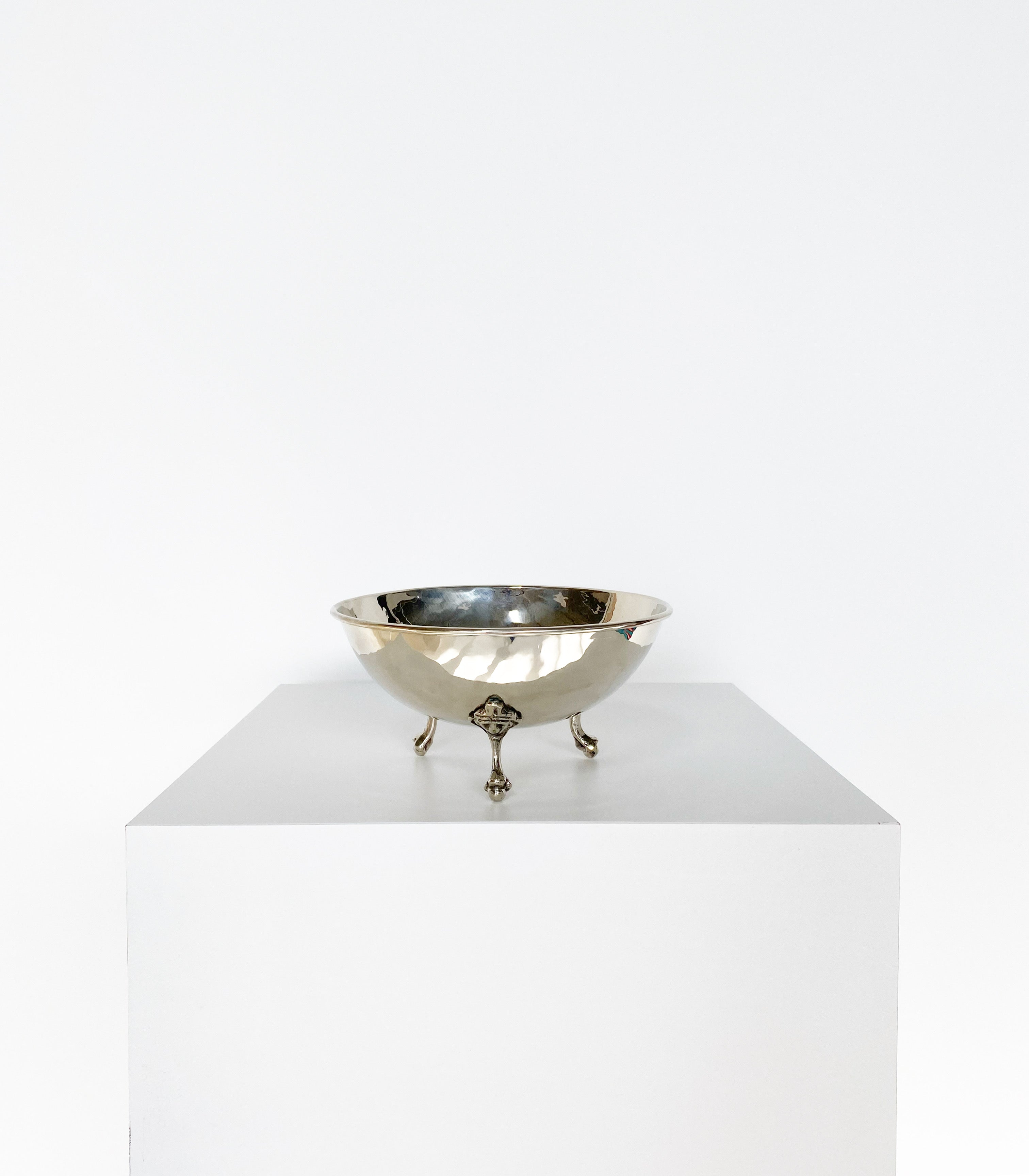Silver Alpaca Footed Bowl