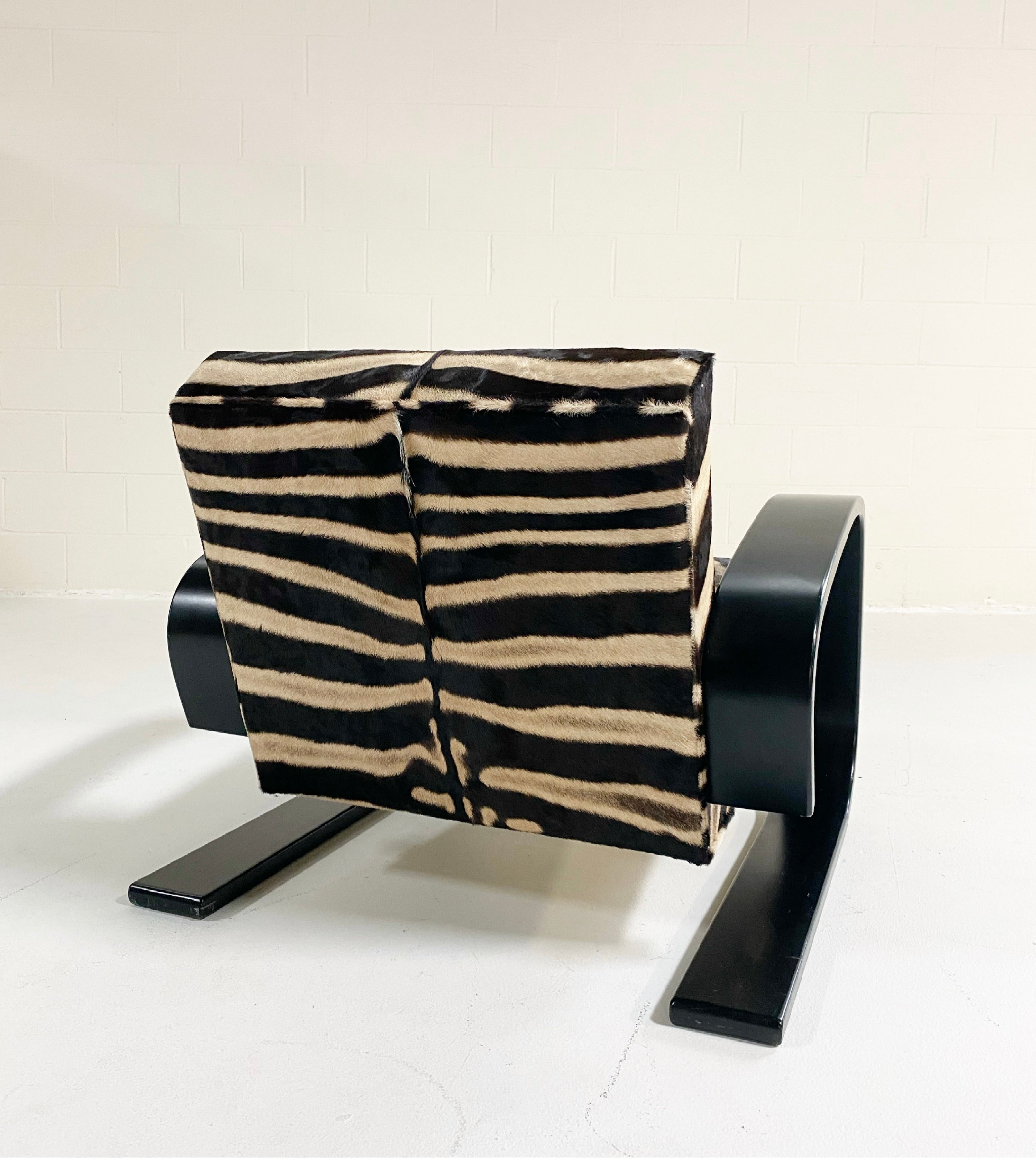 Model 400 "Tank" Lounge Chair in Zebra