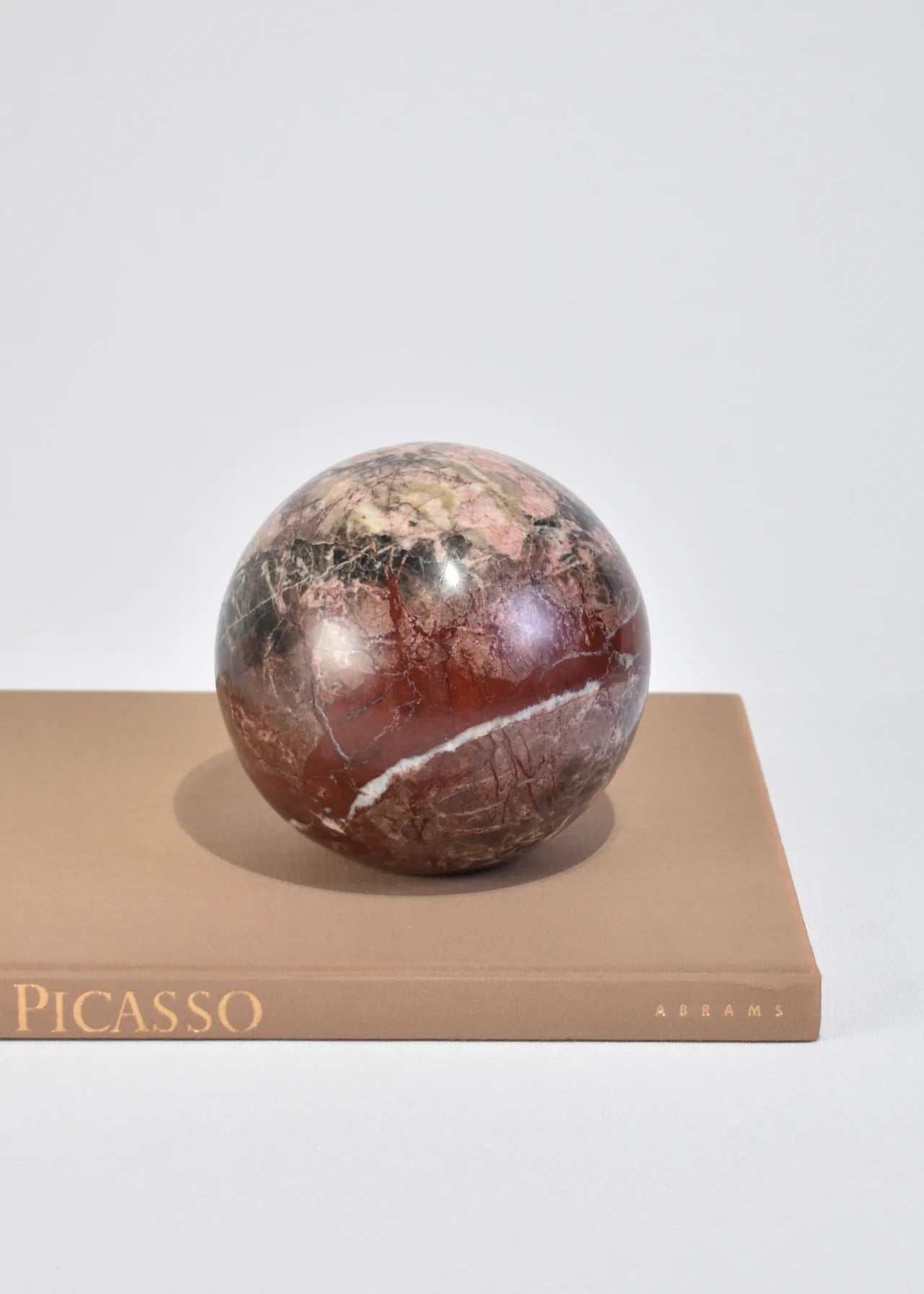 Sphere Bookend - Red Jasper