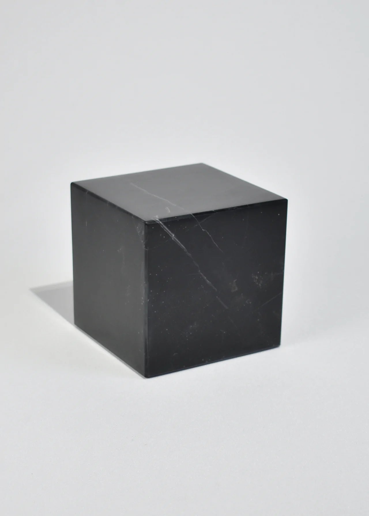 Cube Bookend - Black Onyx