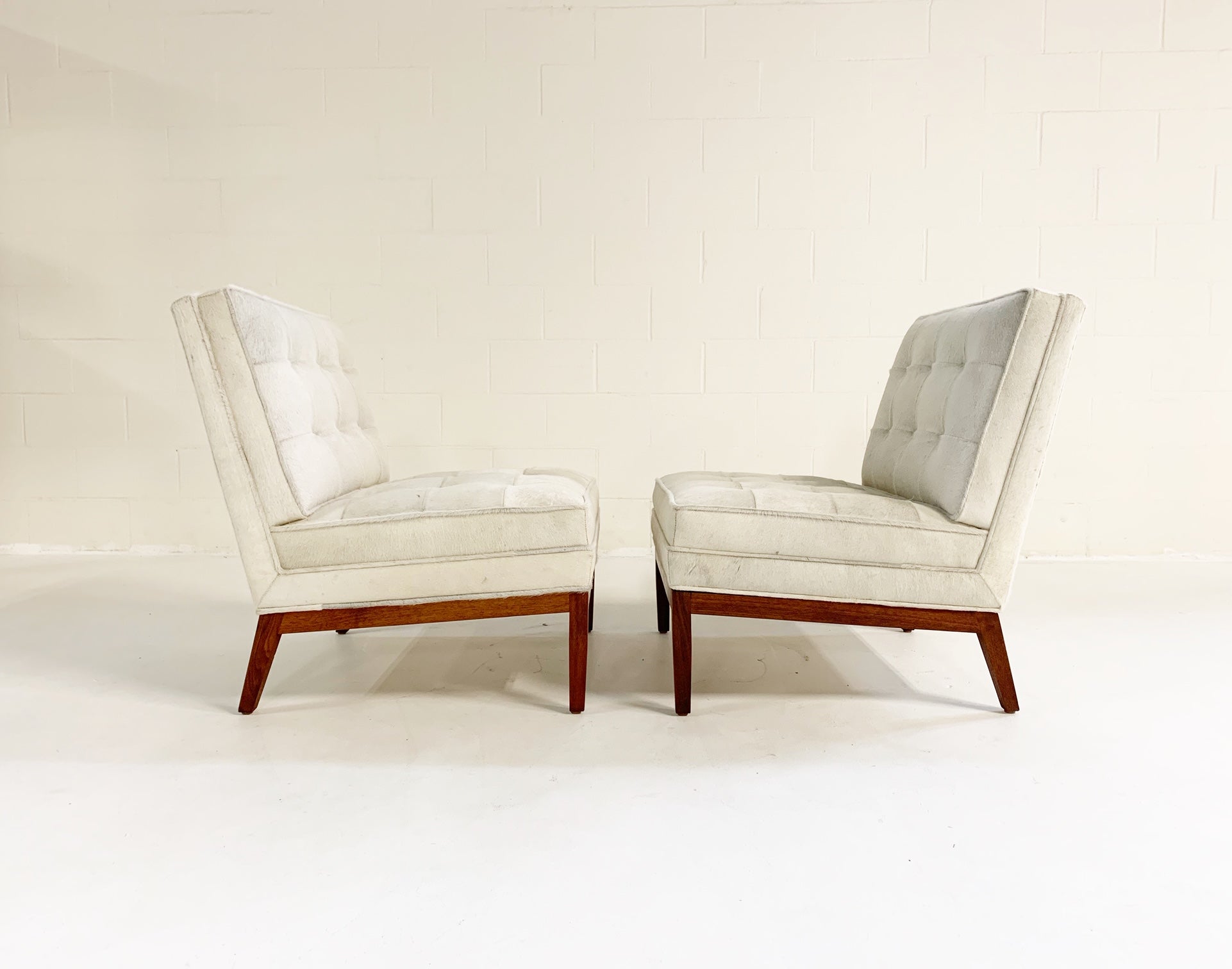 Lounge Chairs in Brazilian Cowhide, pair - FORSYTH