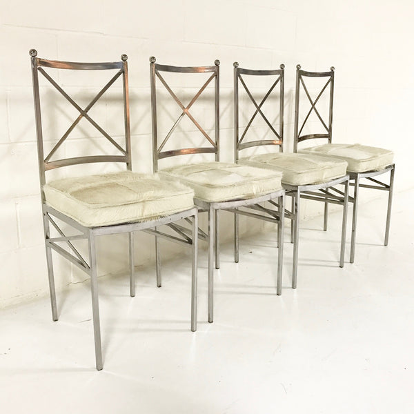 Midcentury Swedish Steel Dining Chairs, set of 8 - FORSYTH