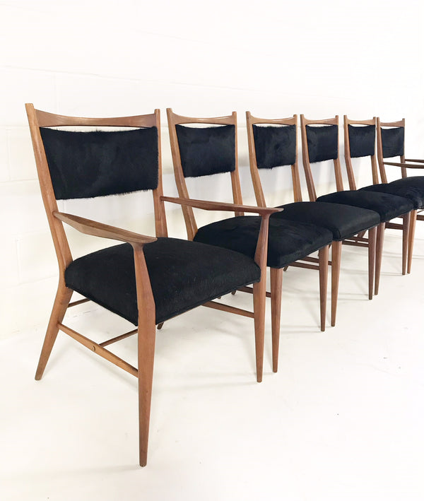 Dining Chairs in Brazilian Cowhide, set of 6 - FORSYTH