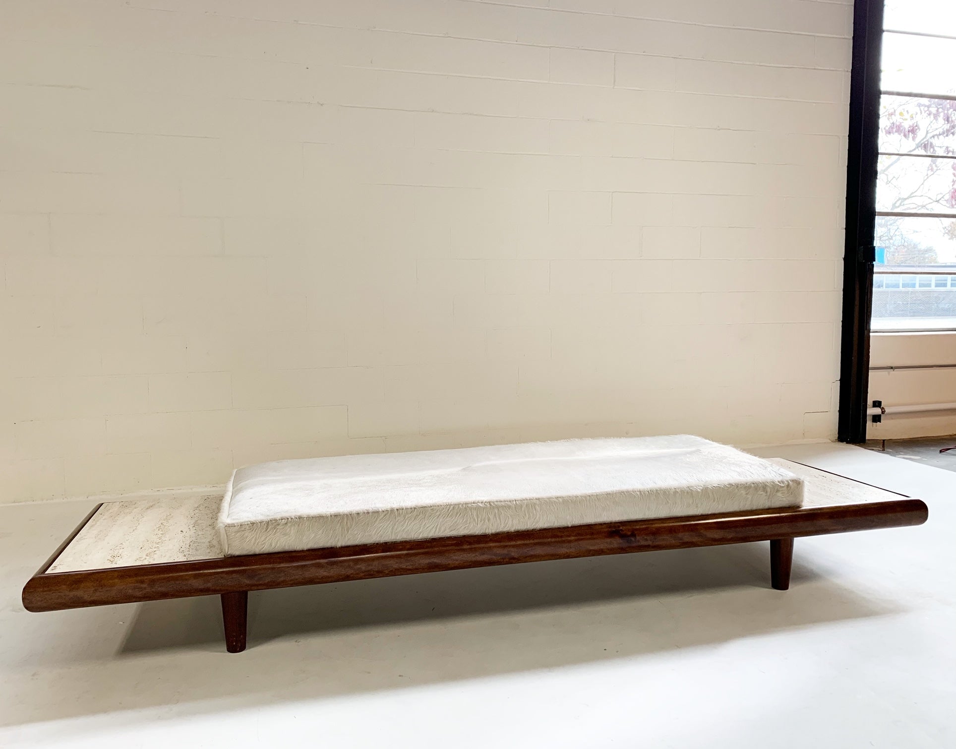 Daybed with Brazilian Cowhide Cushion - FORSYTH