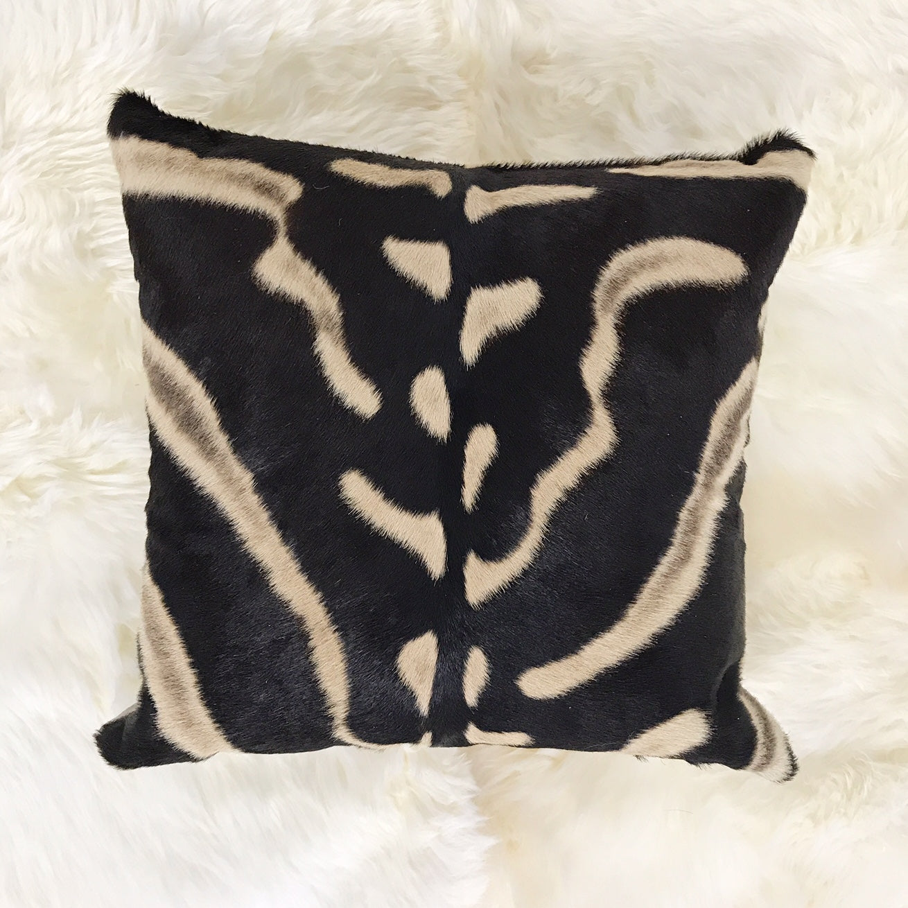 Zebra Skin Pillow 18 x 18 inches