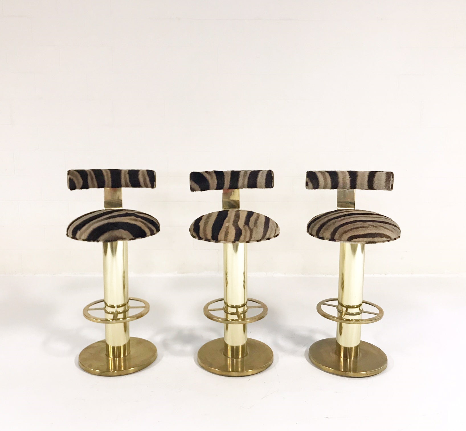 Zebra bar deals stools