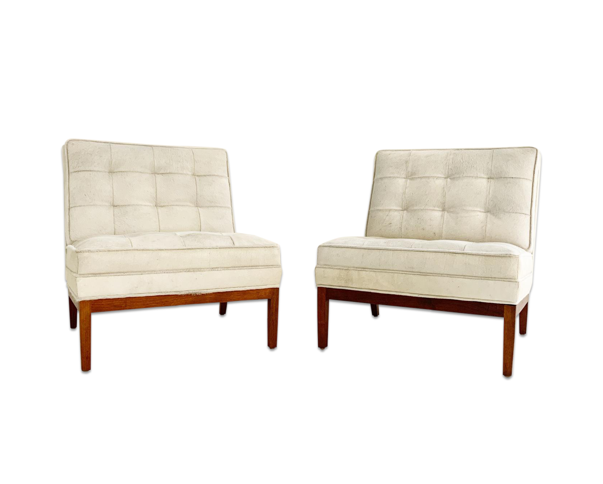 Lounge Chairs in Brazilian Cowhide, pair - FORSYTH